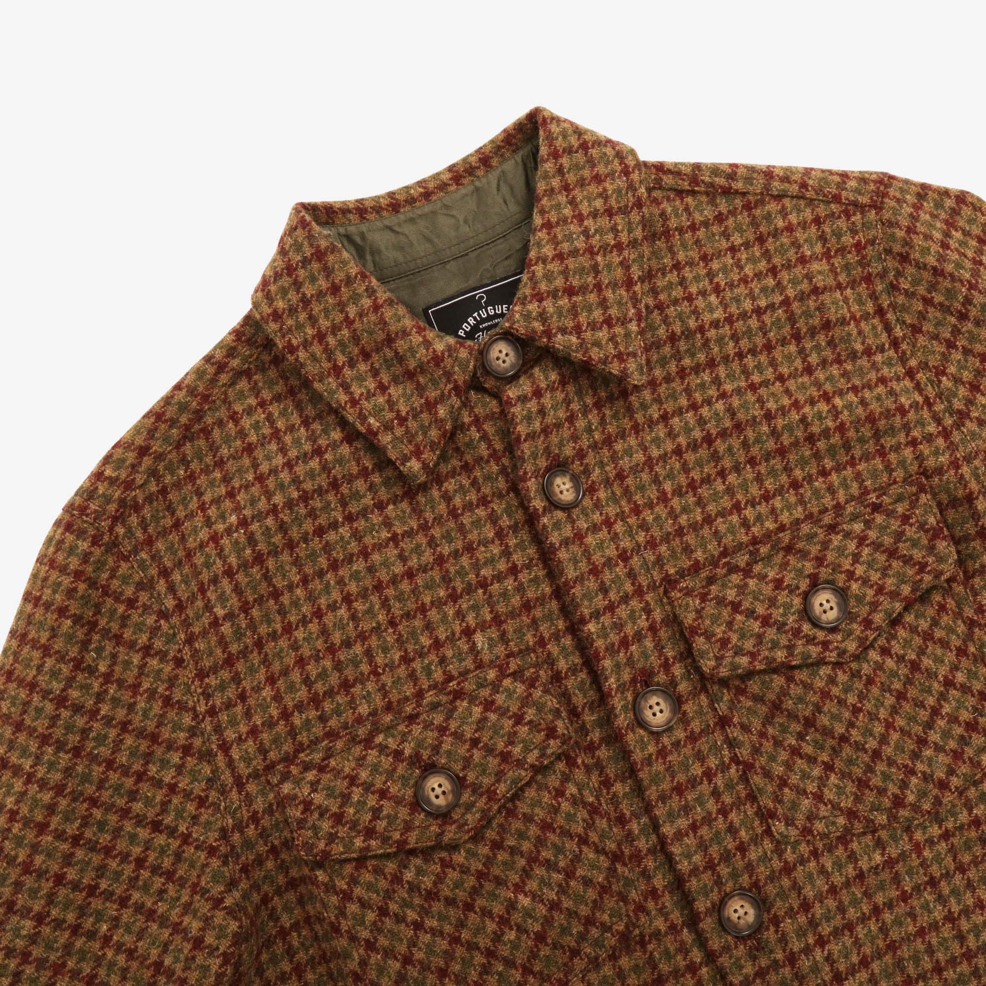 Flannel Leaf Overshirt