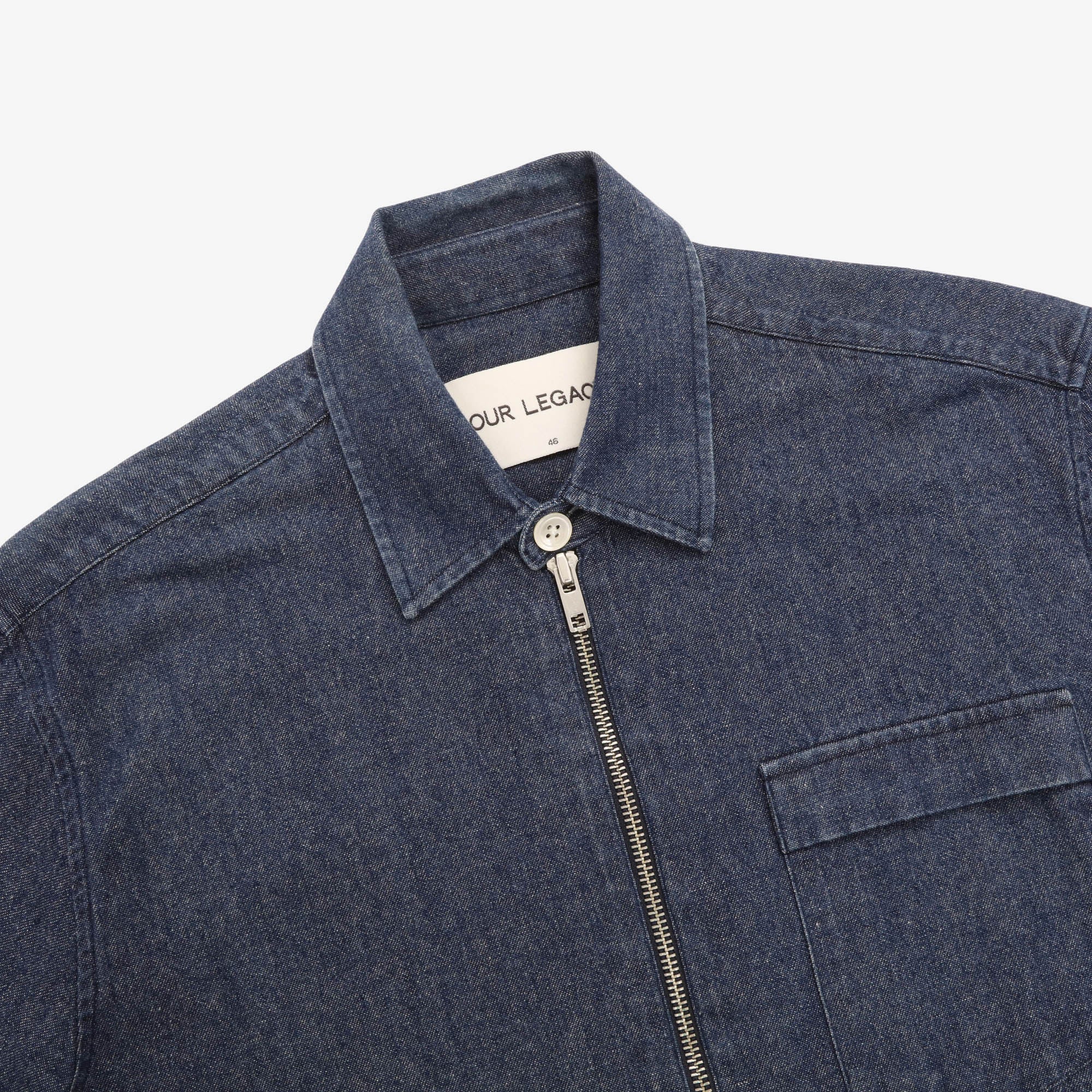 Denim Zip Shirt