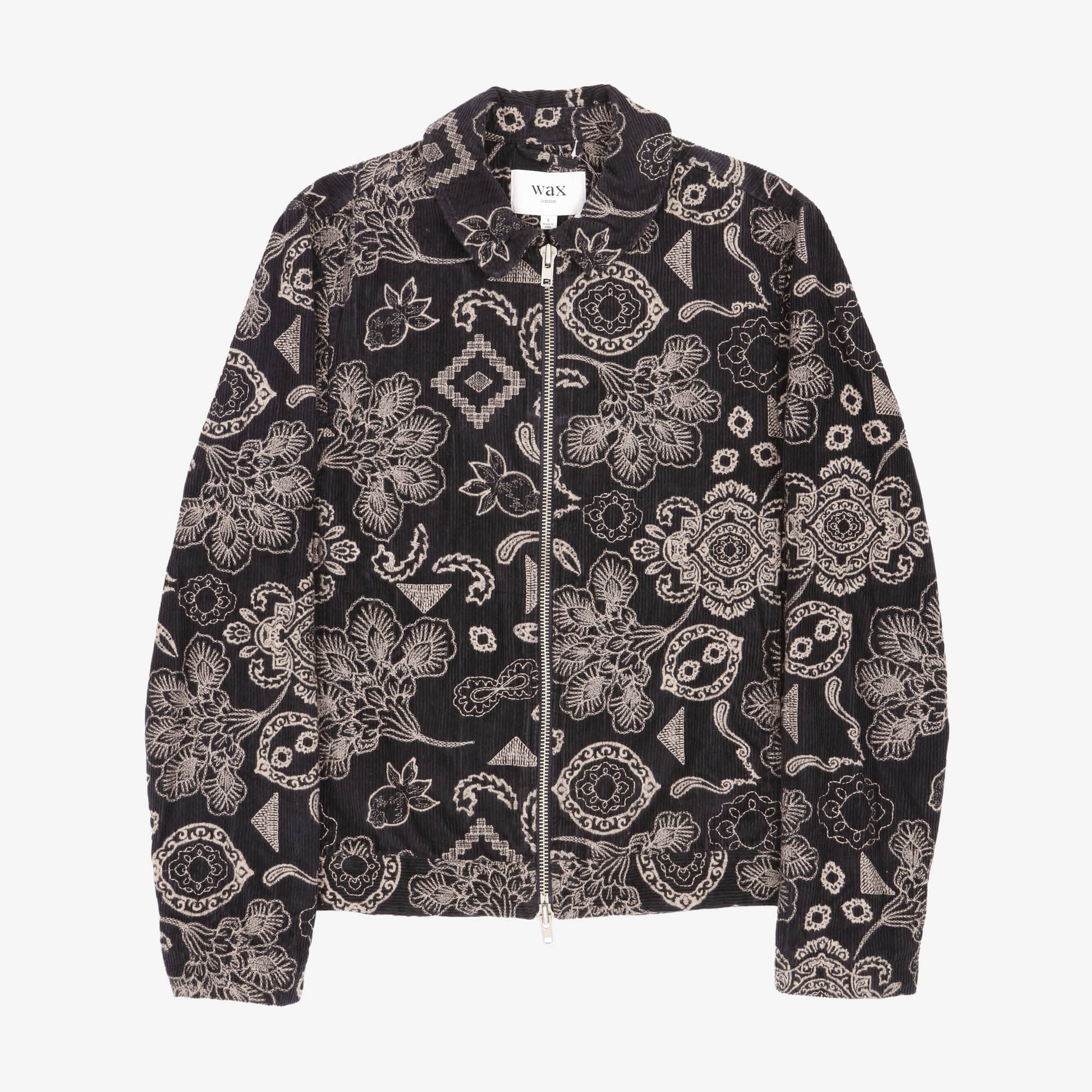Floral Corduroy Park Jacket