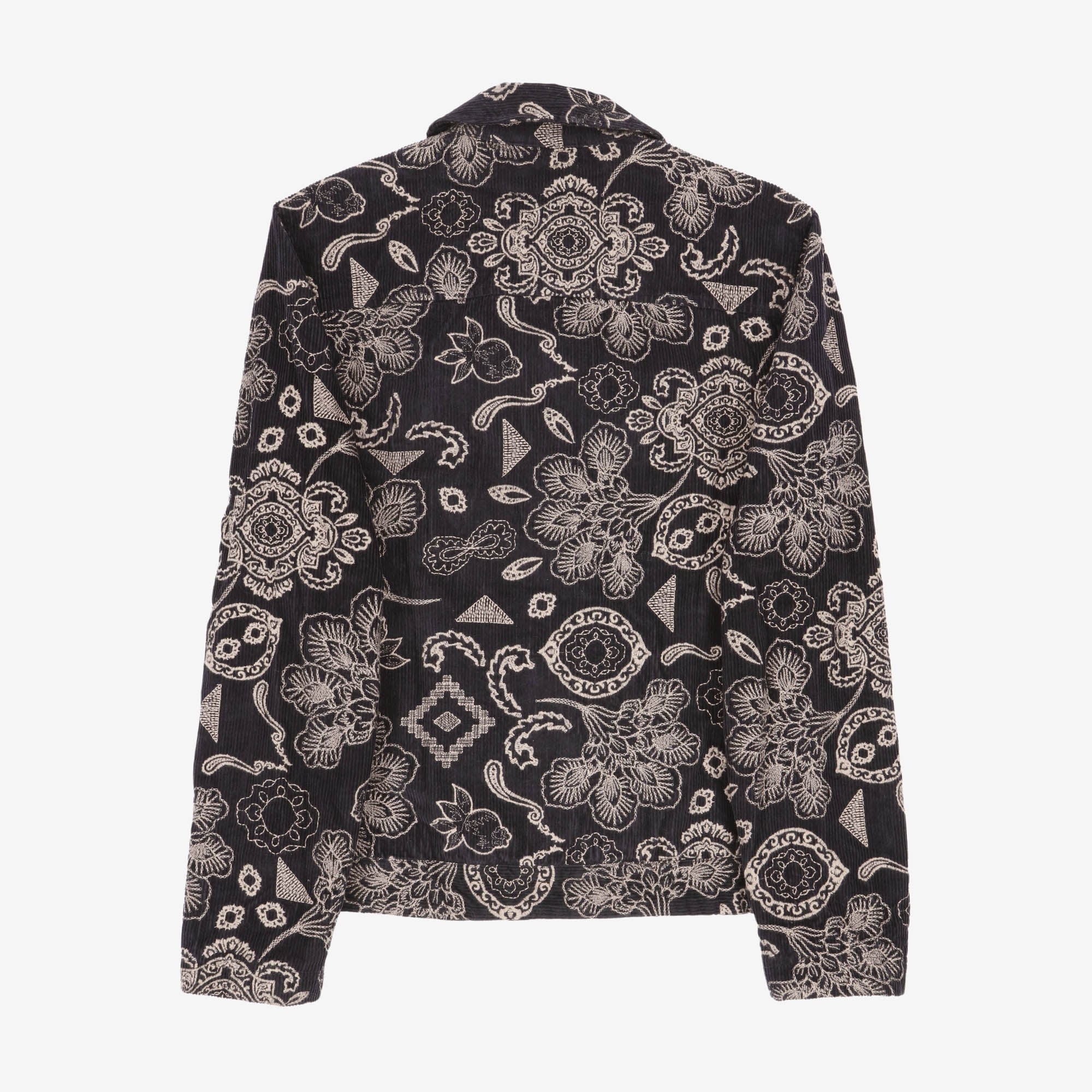 Floral Corduroy Park Jacket