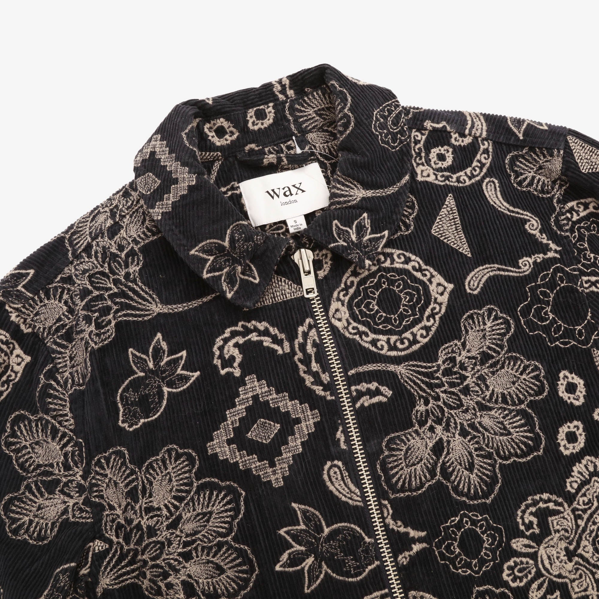 Floral Corduroy Park Jacket
