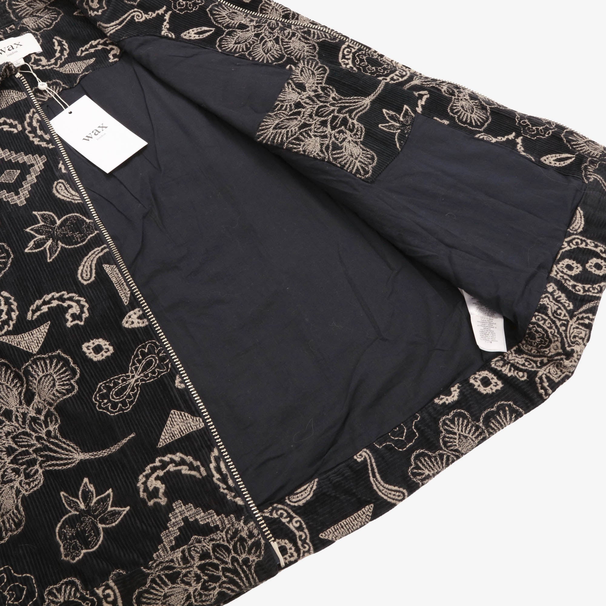 Floral Corduroy Park Jacket