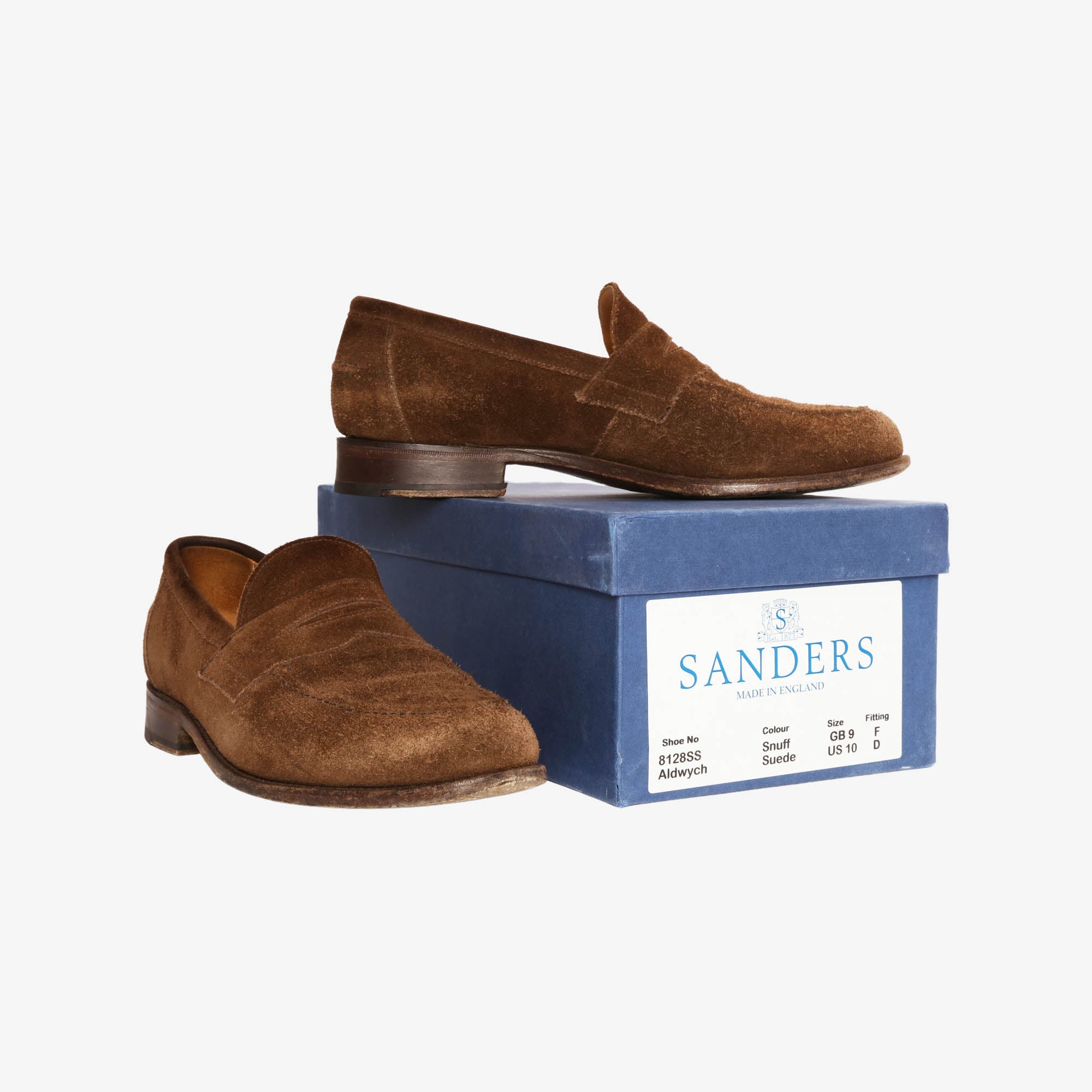 Suede Aldwych Penny Loafers