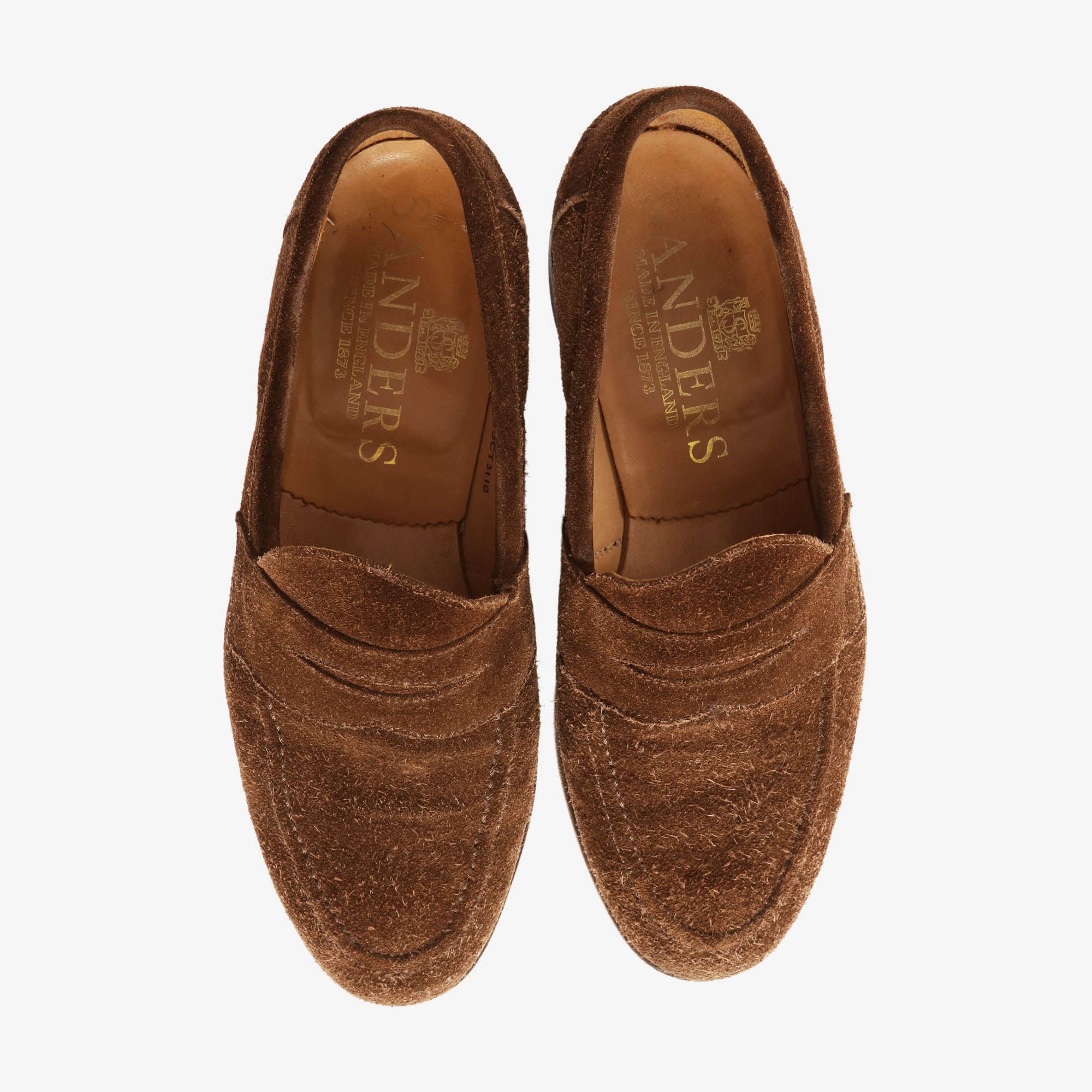 Suede Aldwych Penny Loafers