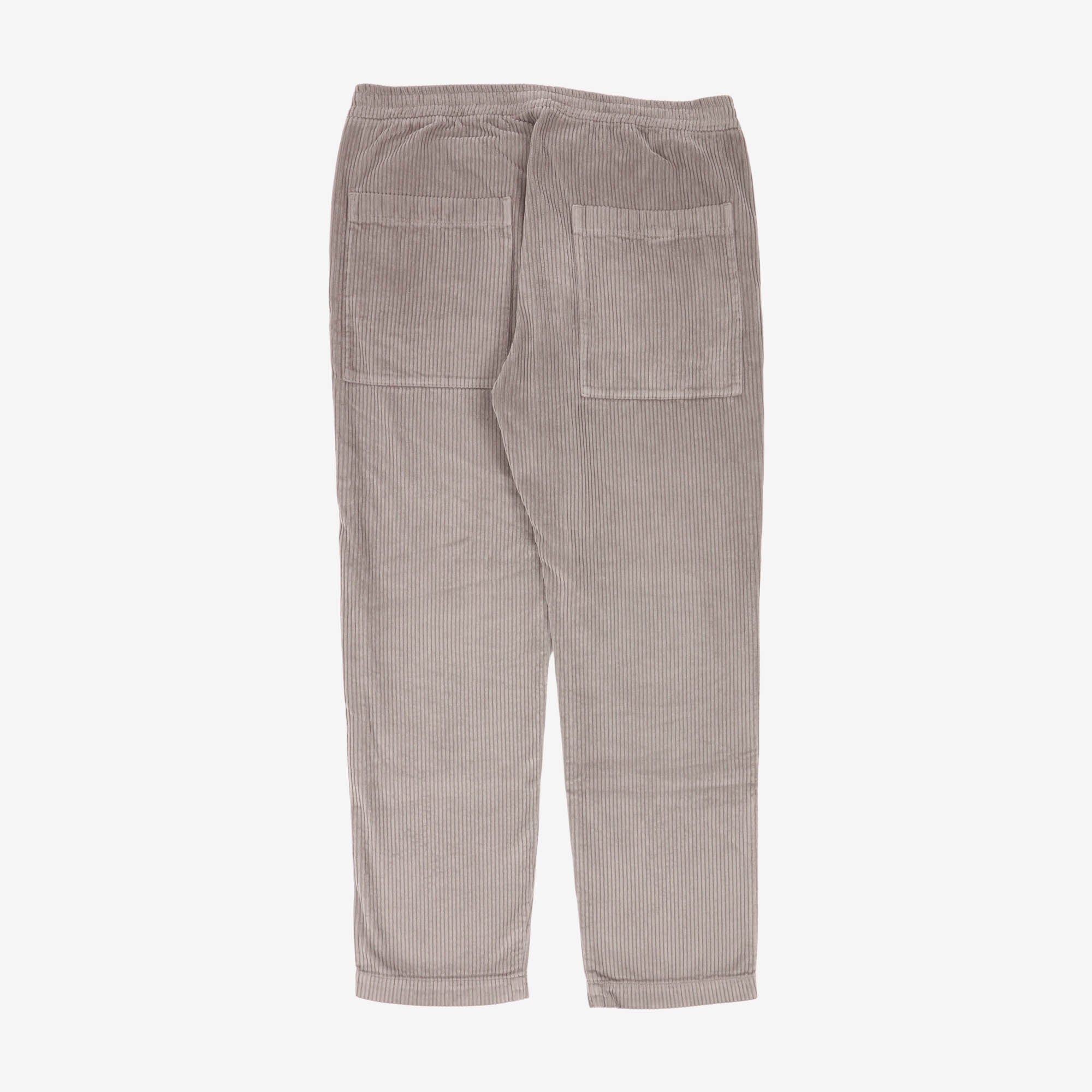 Straight Leg Corduroy Trousers