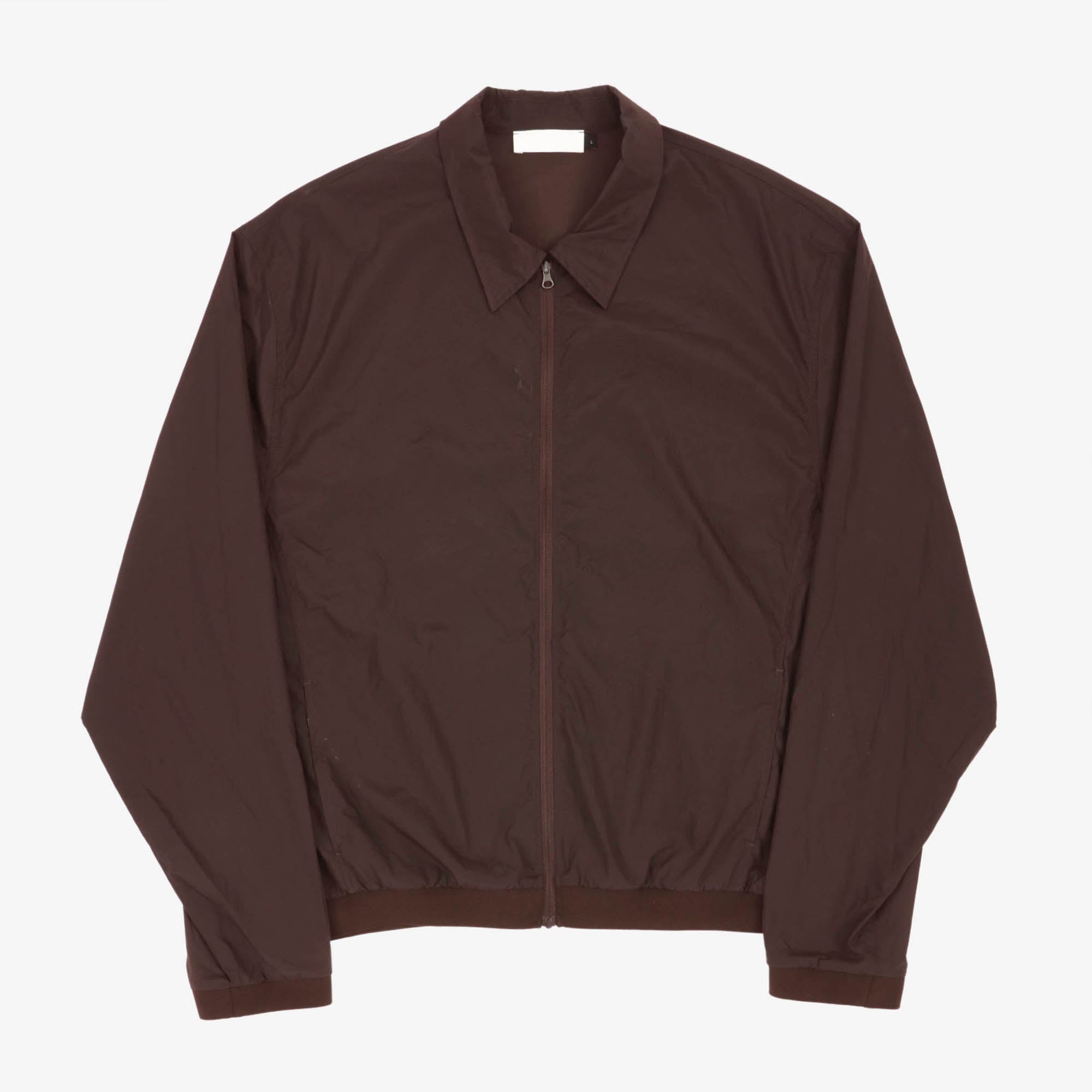 Nylon Blend Shirt Jacket