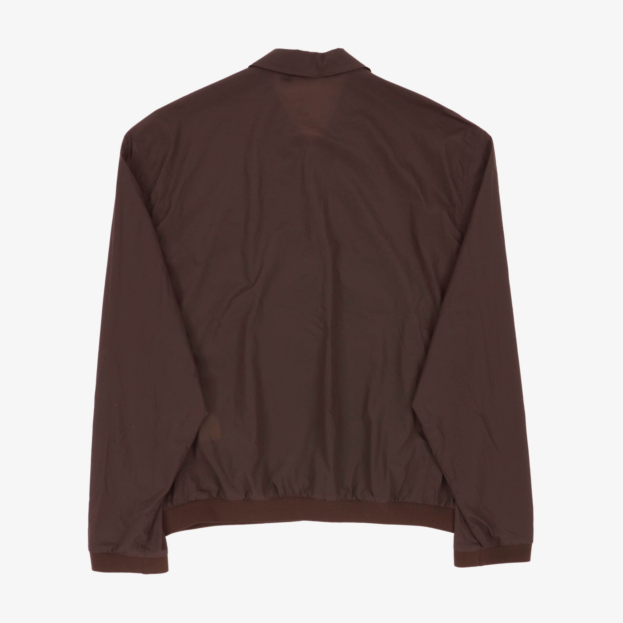Nylon Blend Shirt Jacket