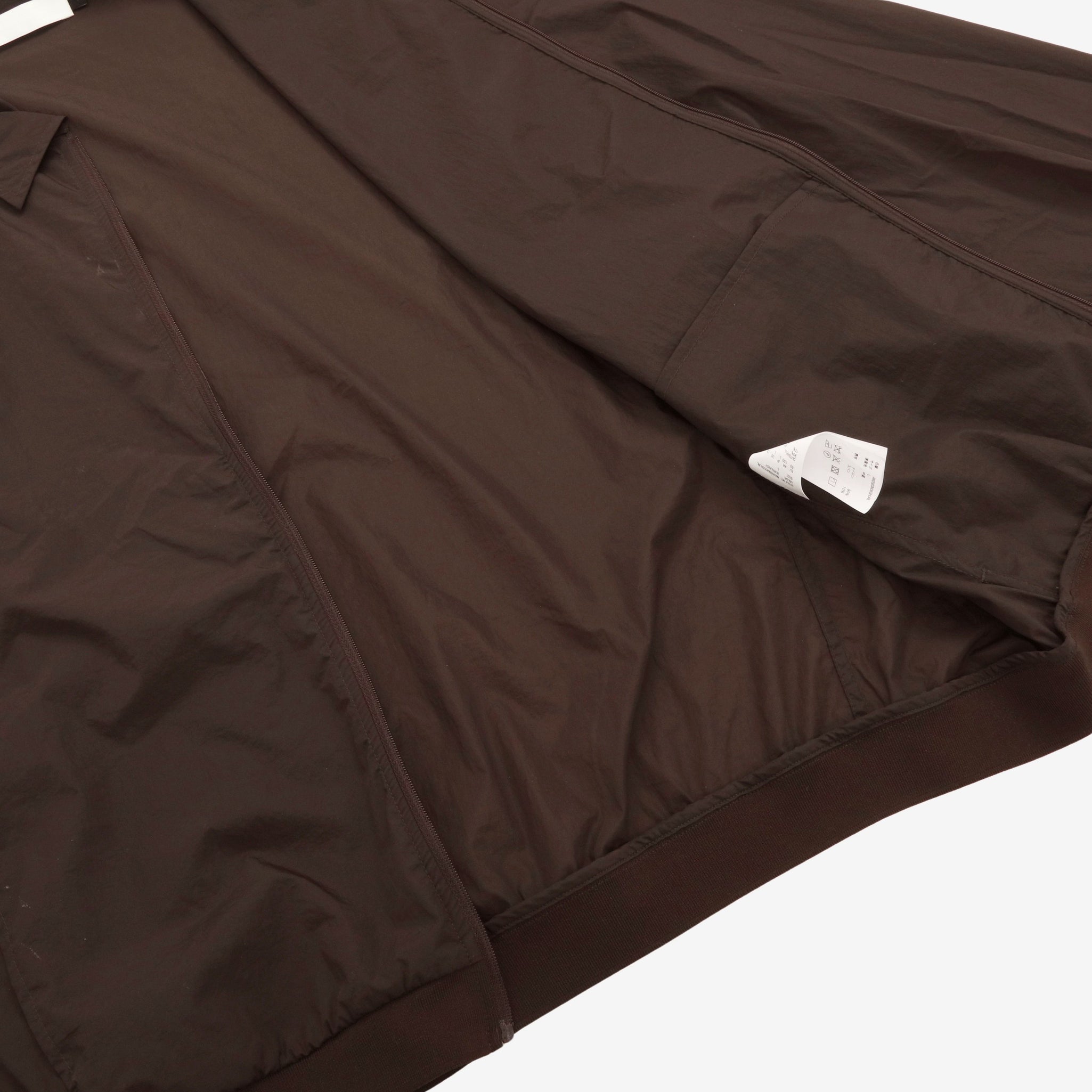 Nylon Blend Shirt Jacket