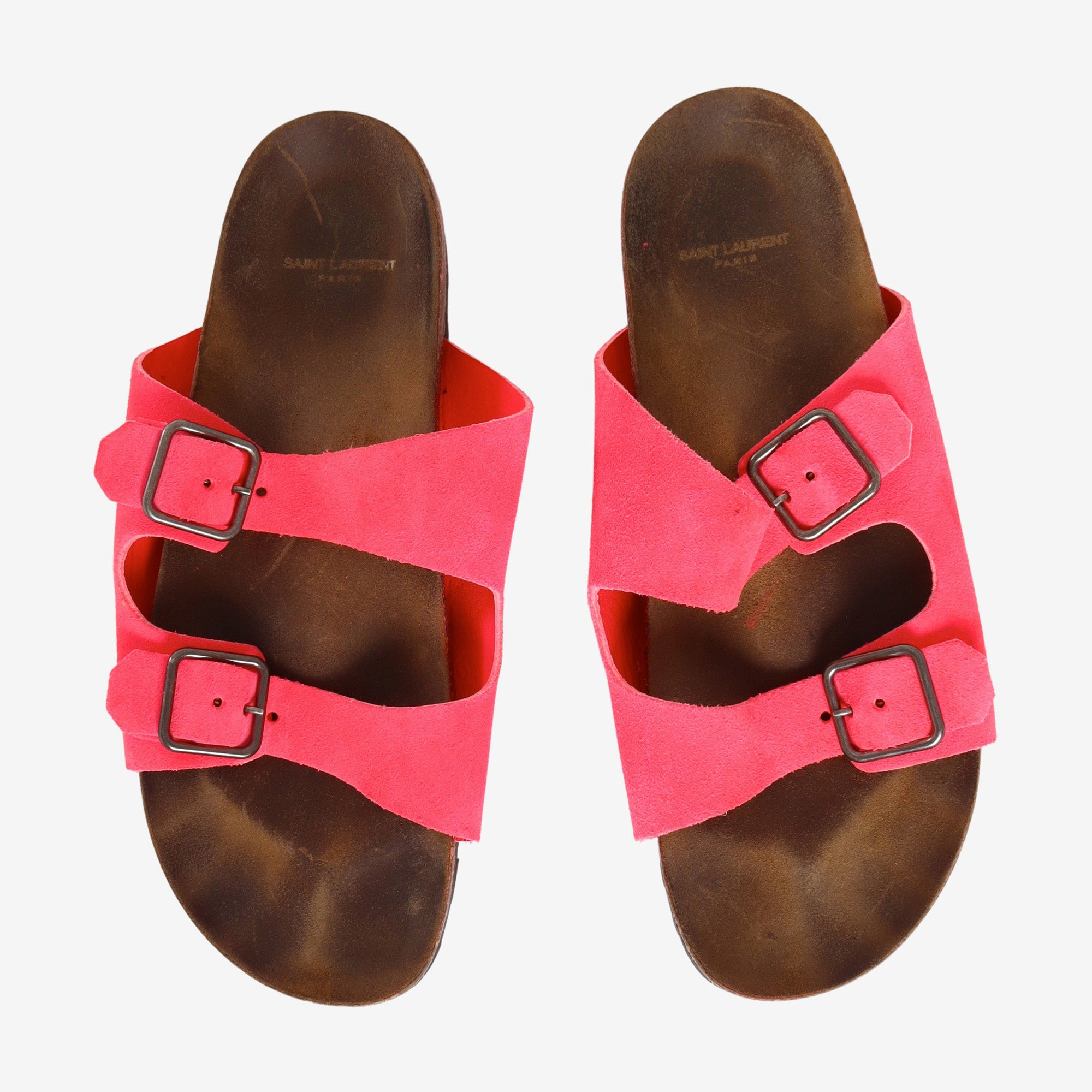 Jimmy Buckled Suede Sandals
