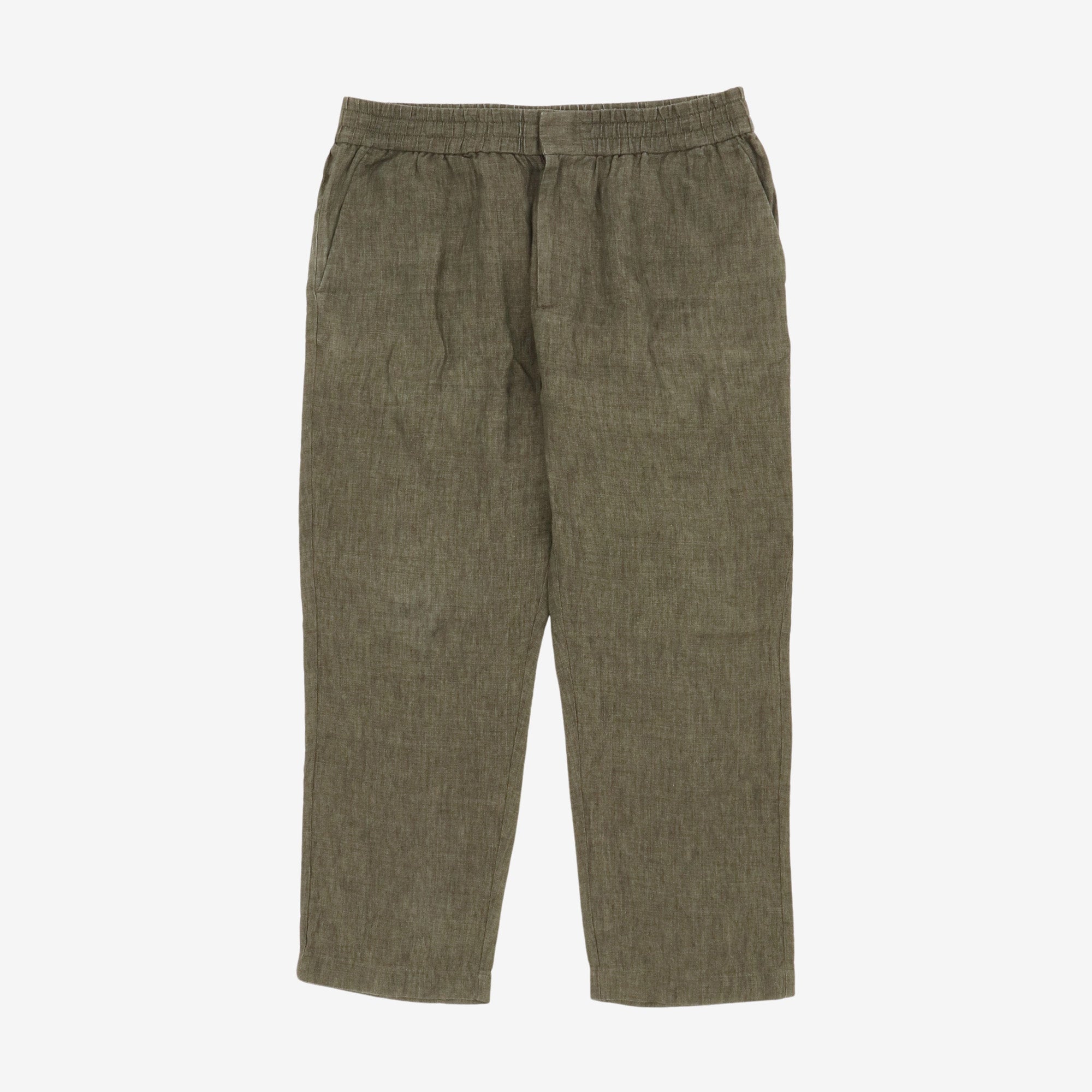 Linen Drawstring Trousers