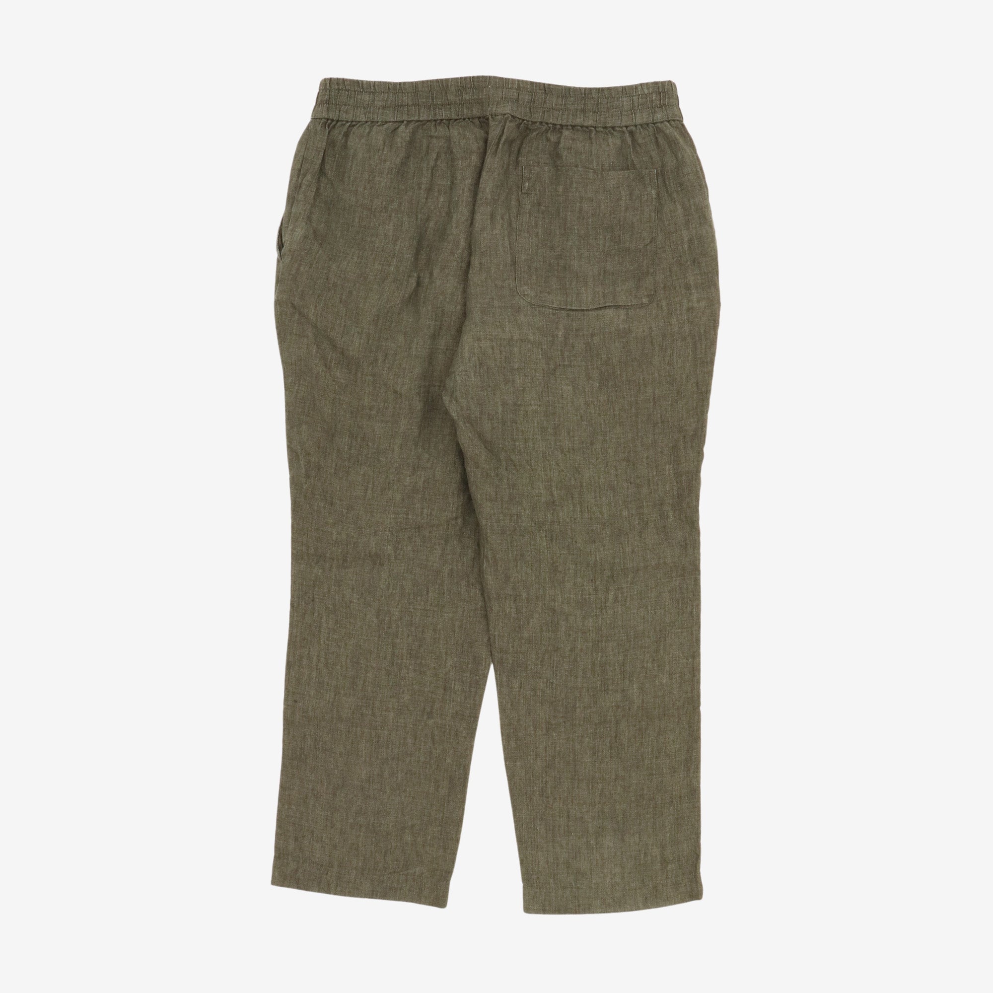 Linen Drawstring Trousers