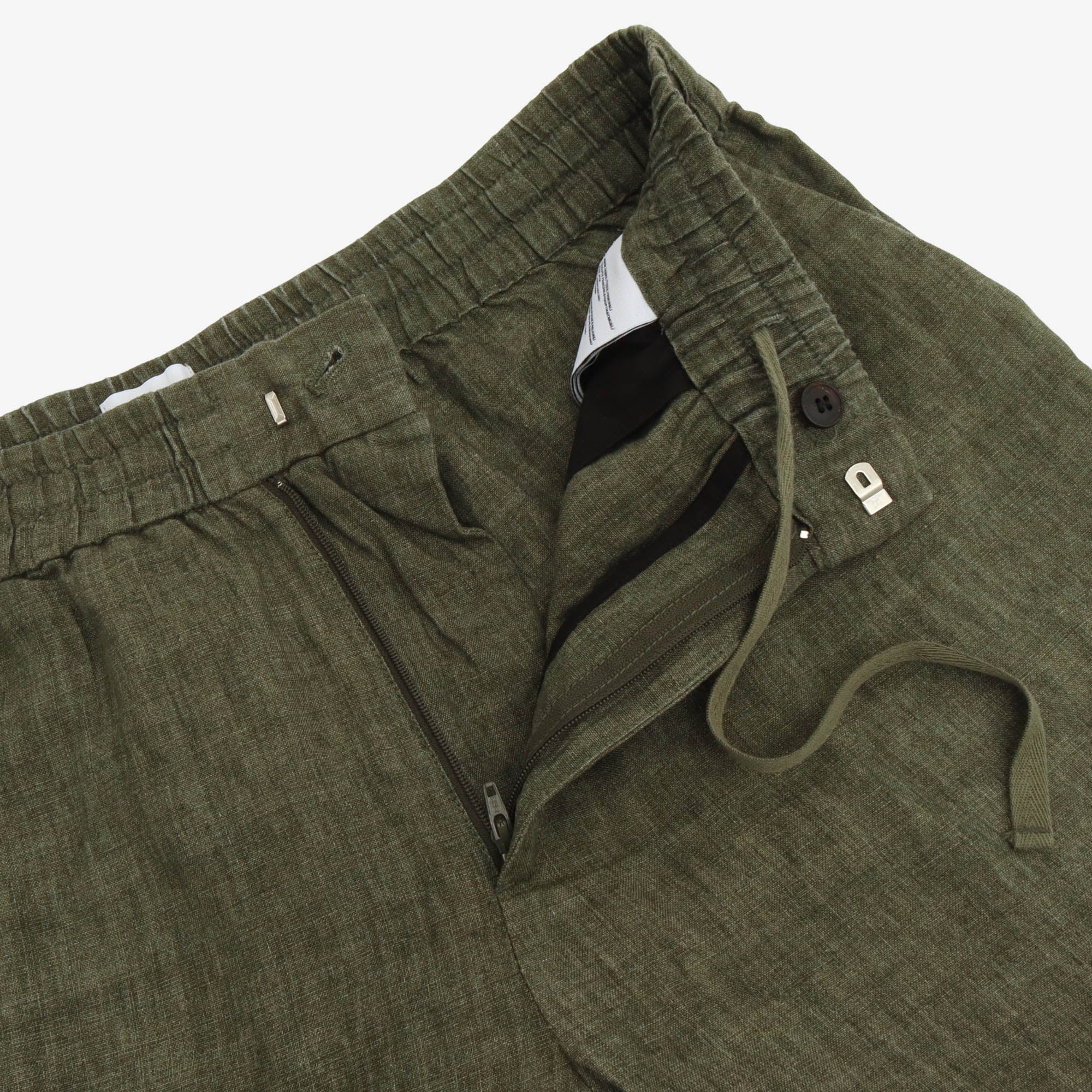 Linen Drawstring Trousers