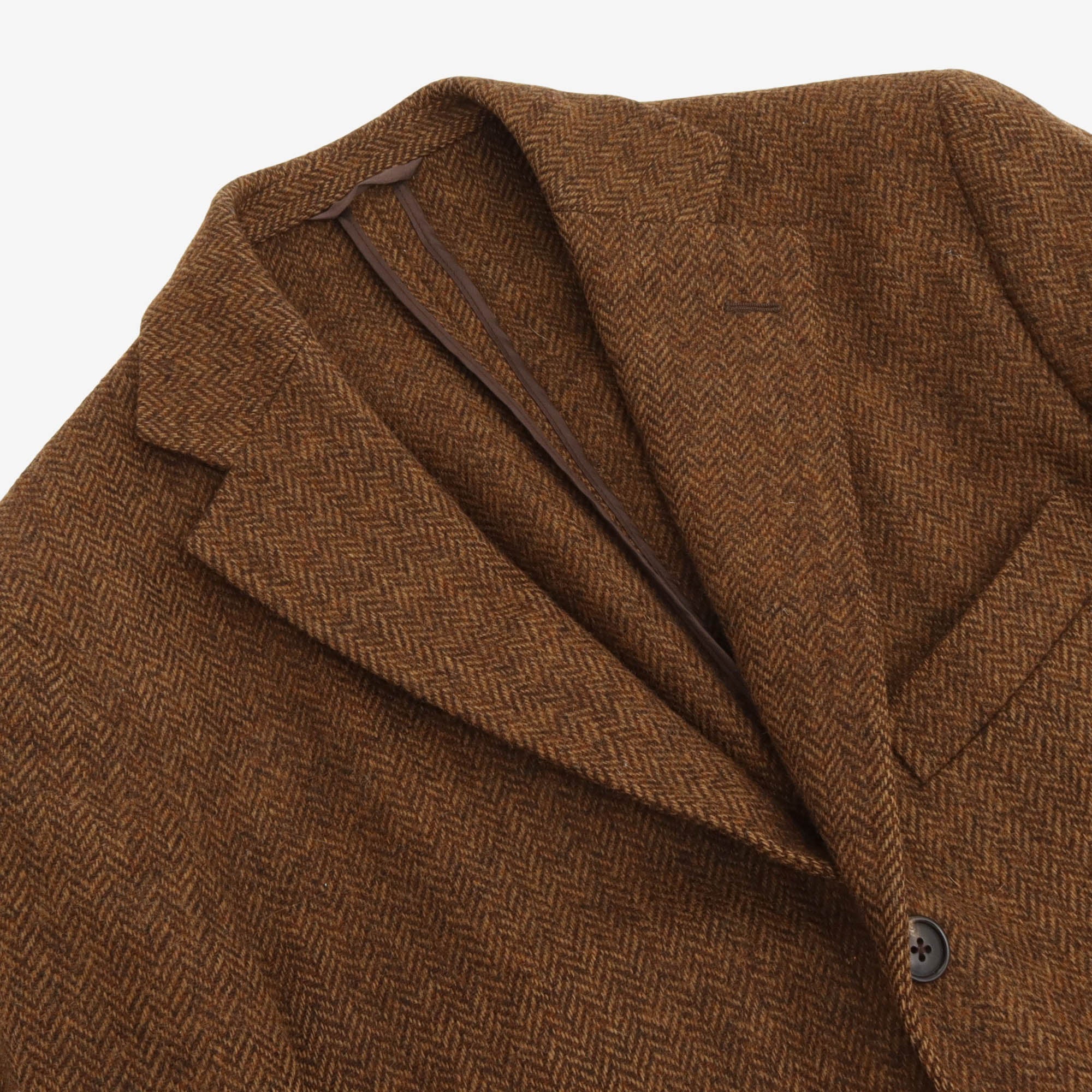 Herringbone Wool Tweed Blazer