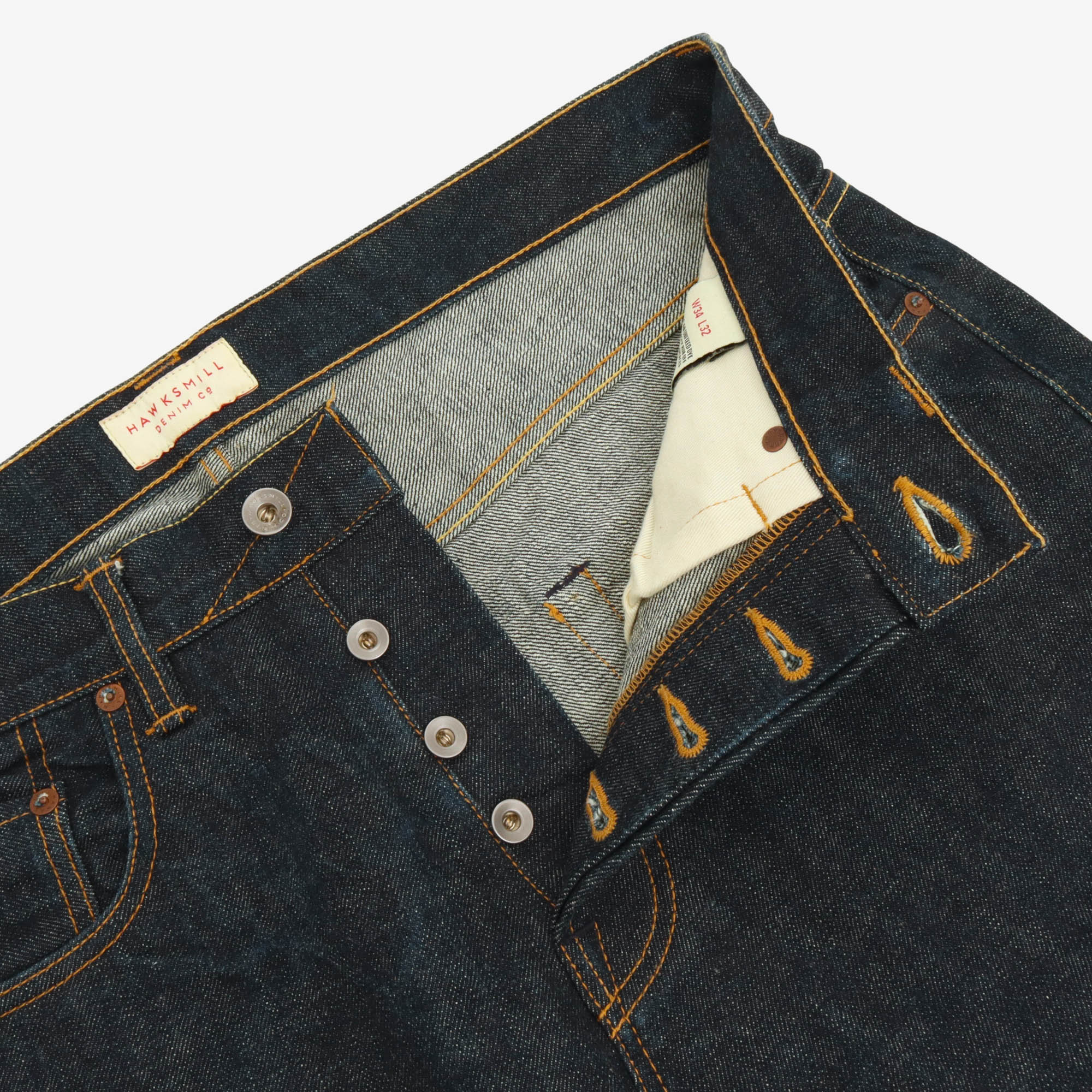 Loose Tapered Selvedge Jeans (35W X 32L)