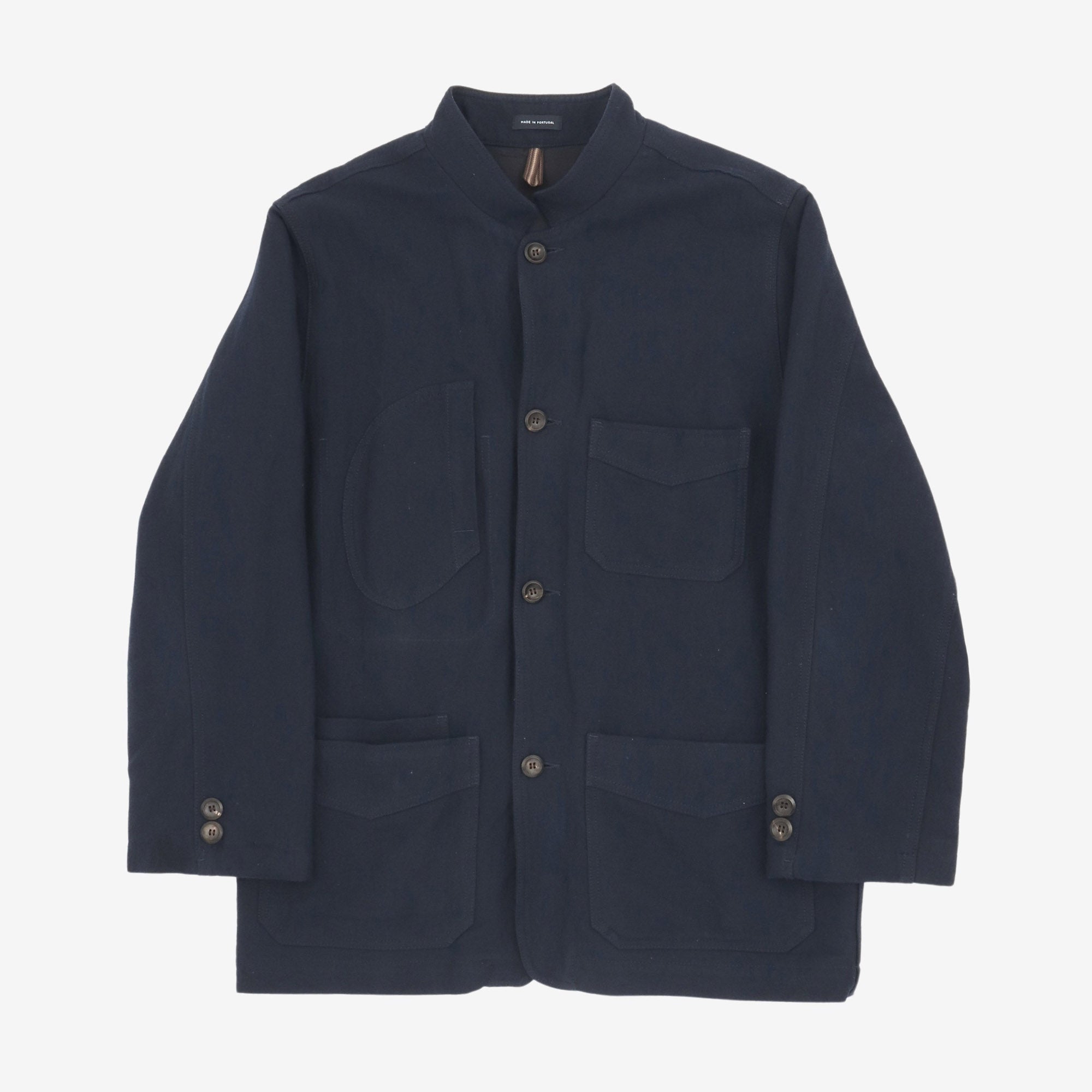 Wool Blend Five Pocket Chore Jacket
