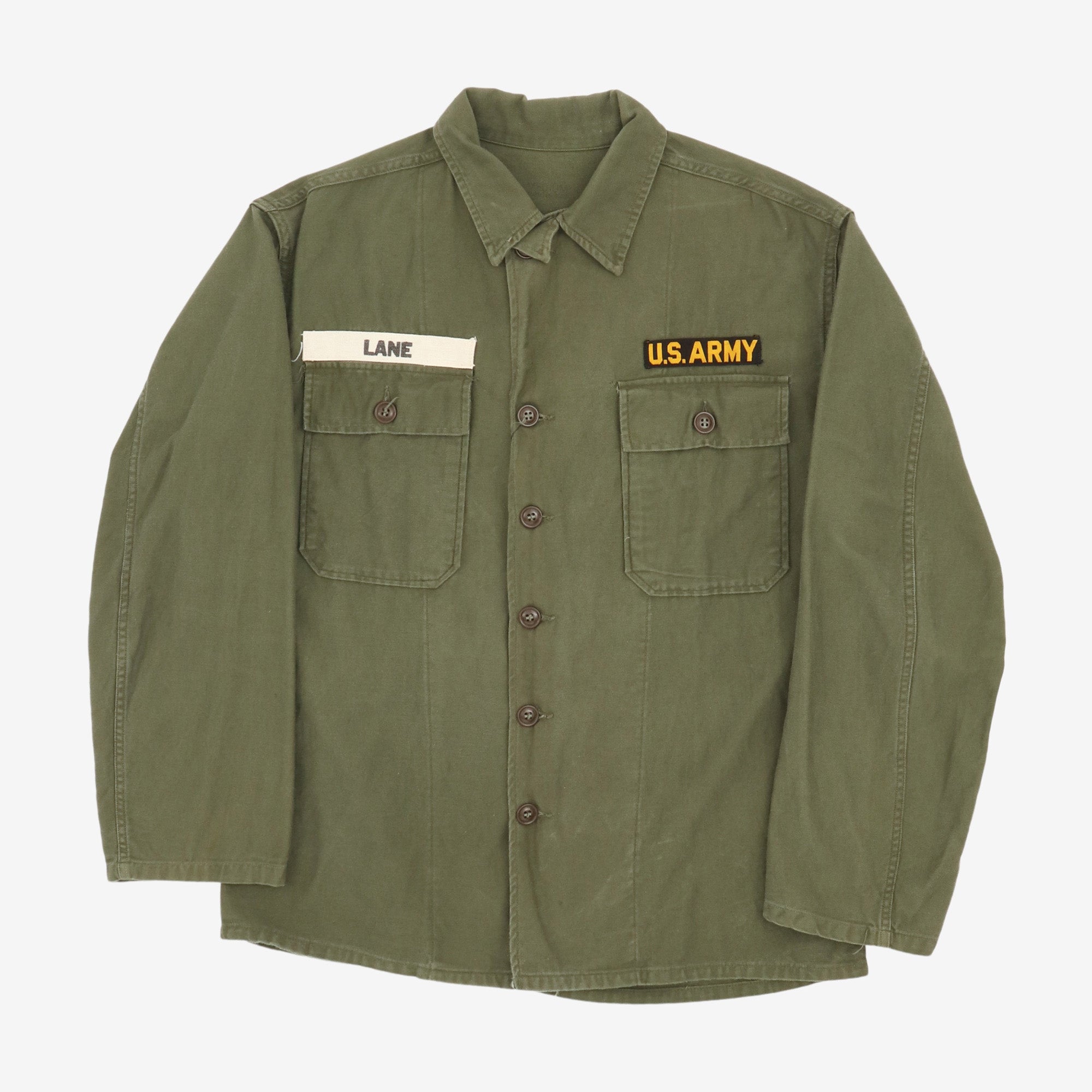 Sateen US Army 107 Military Shirt (Vietnam Era)