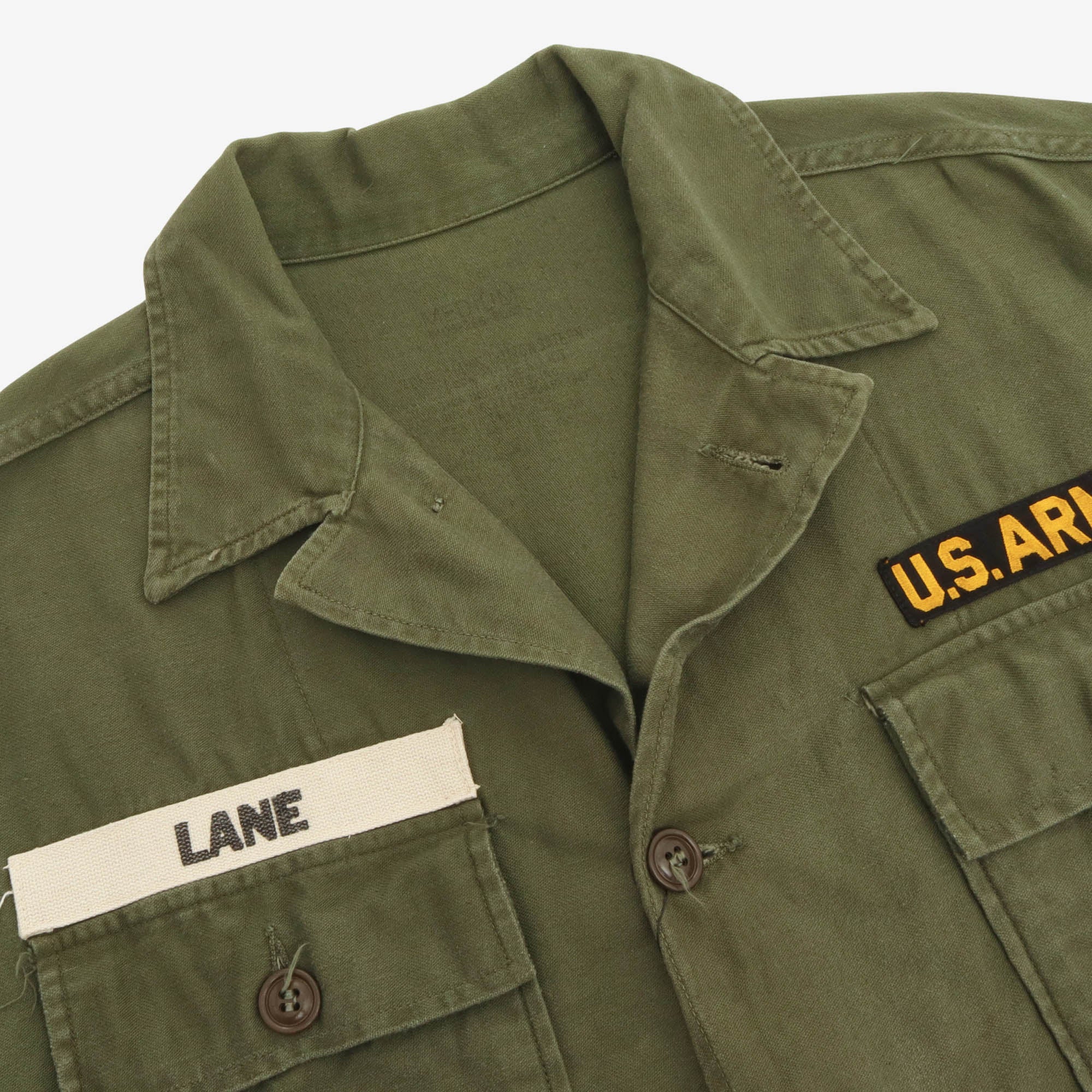 Sateen US Army 107 Military Shirt (Vietnam Era)