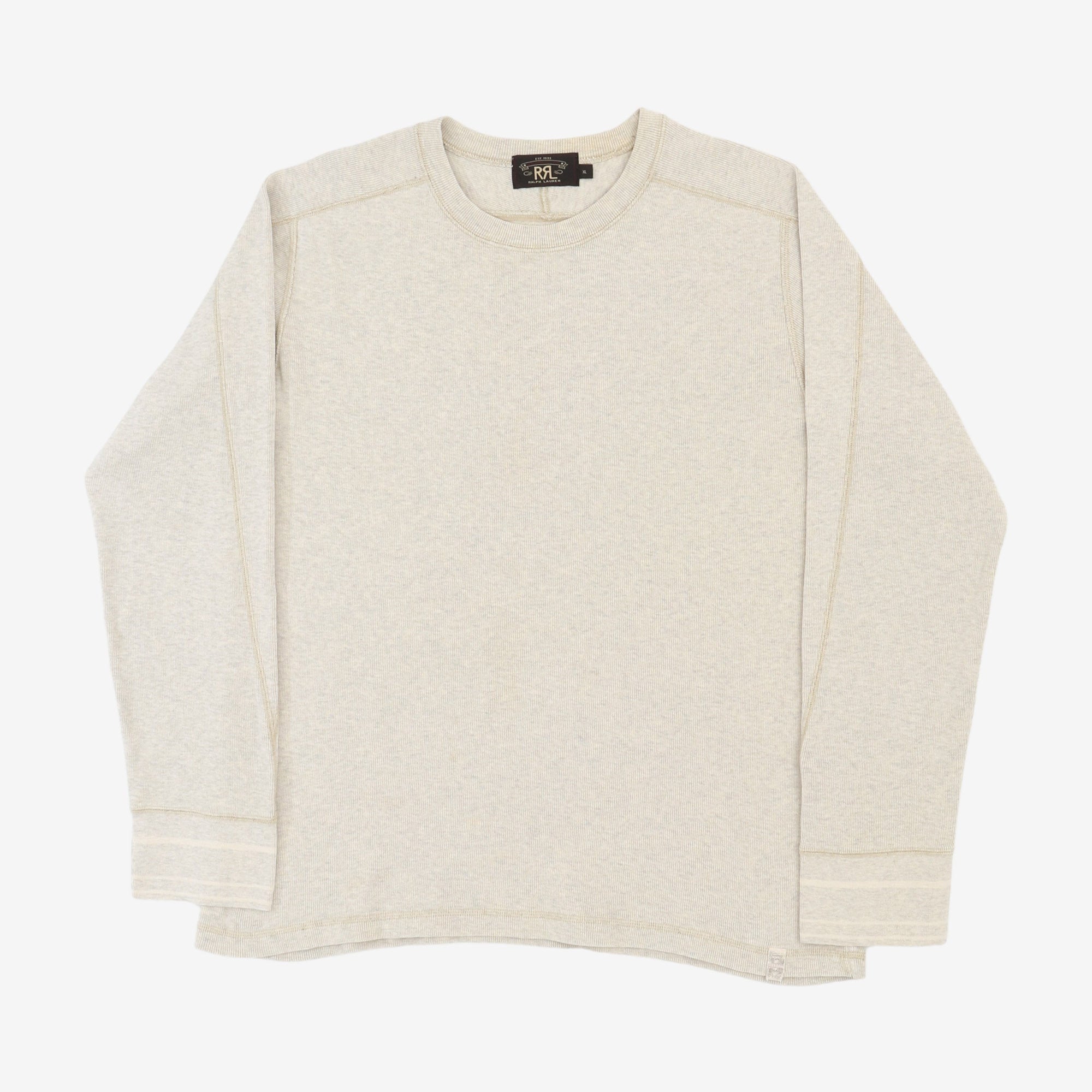 Crewneck Ribbed Sweatshirt