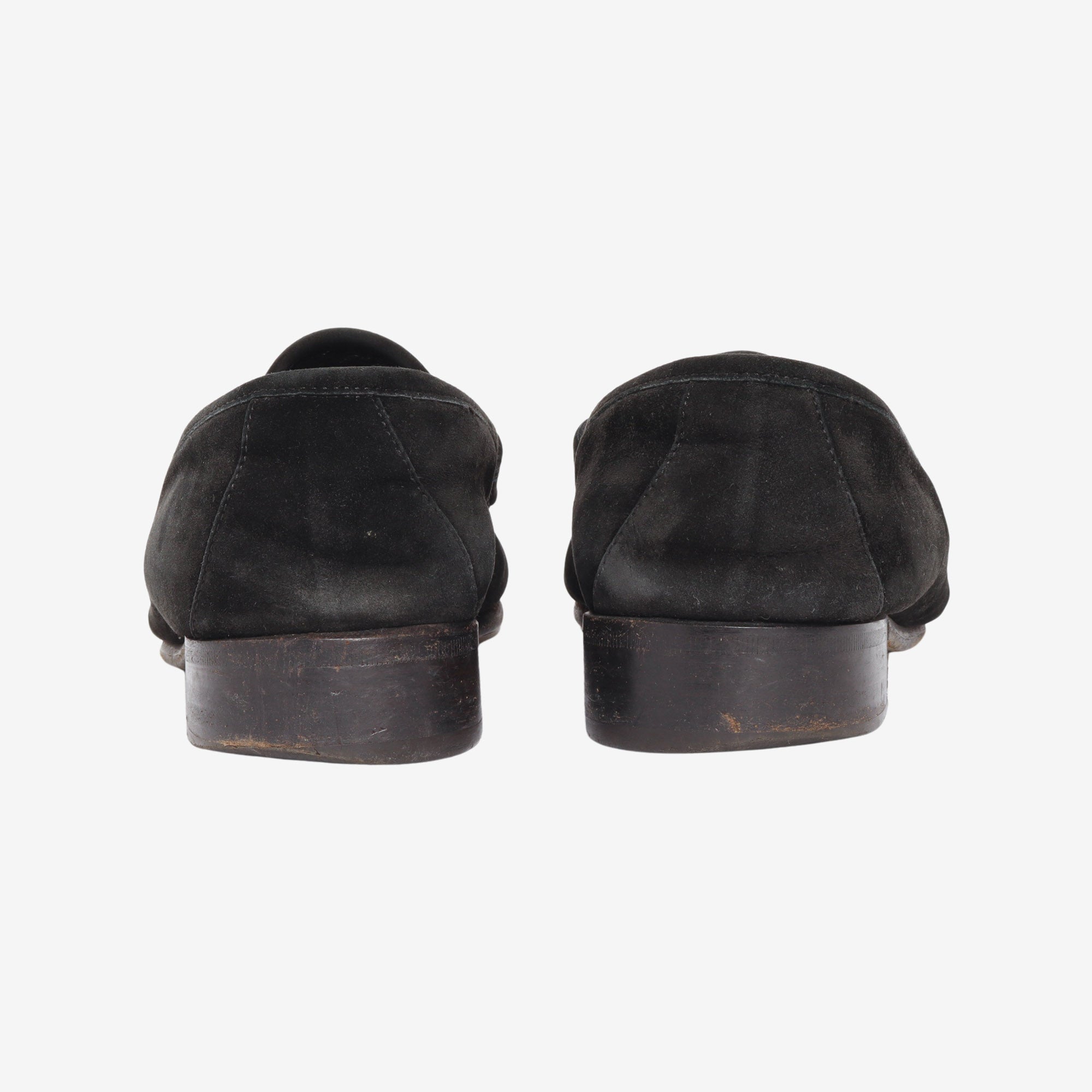 Suede Horsebit Loafers