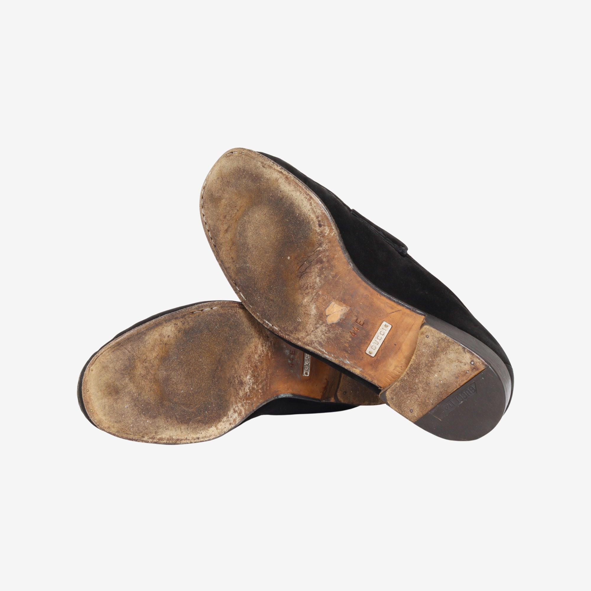 Suede Horsebit Loafers