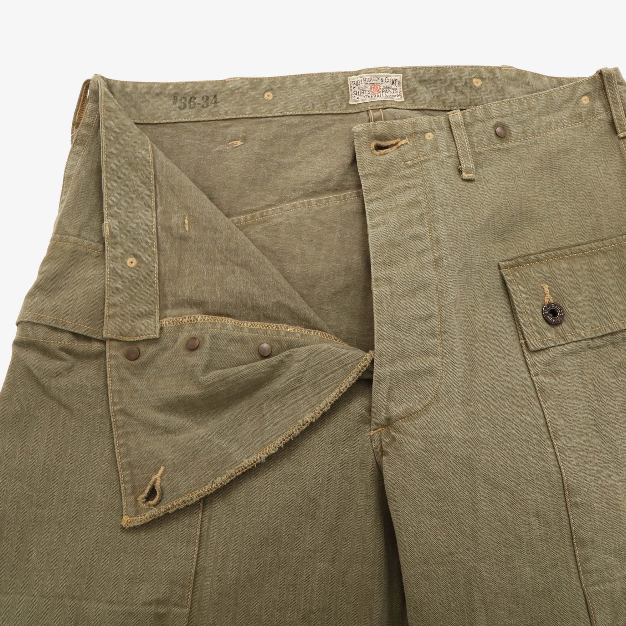 P44 HBT USMC Pants (34W X 31L)