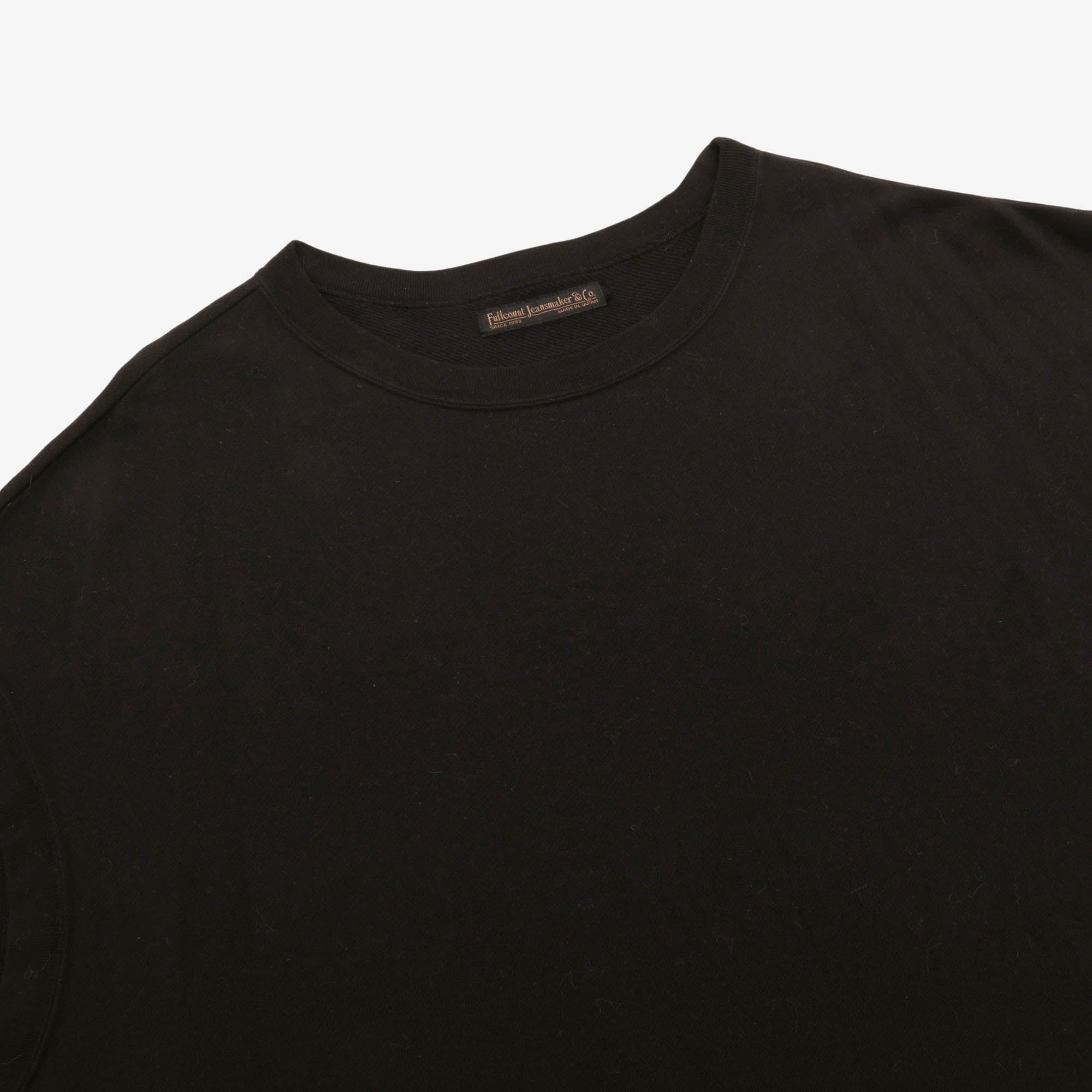 Relaxed Fit No Sleeve Sweatshirt