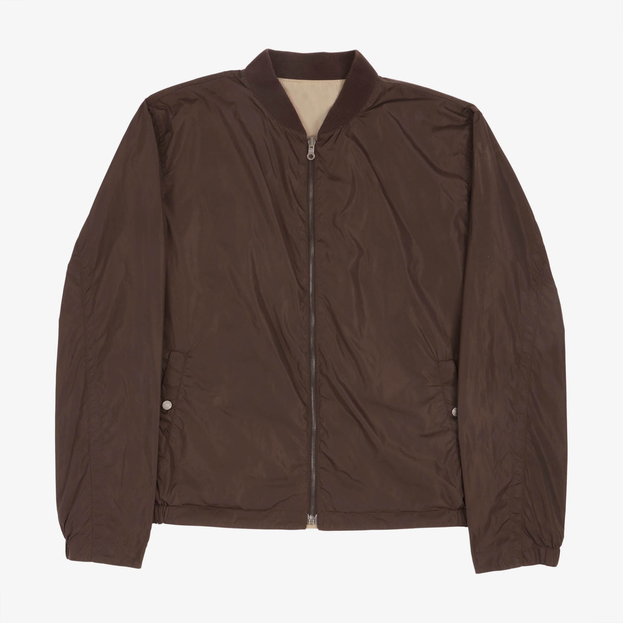 Reversible Nylon Bomber Jacket