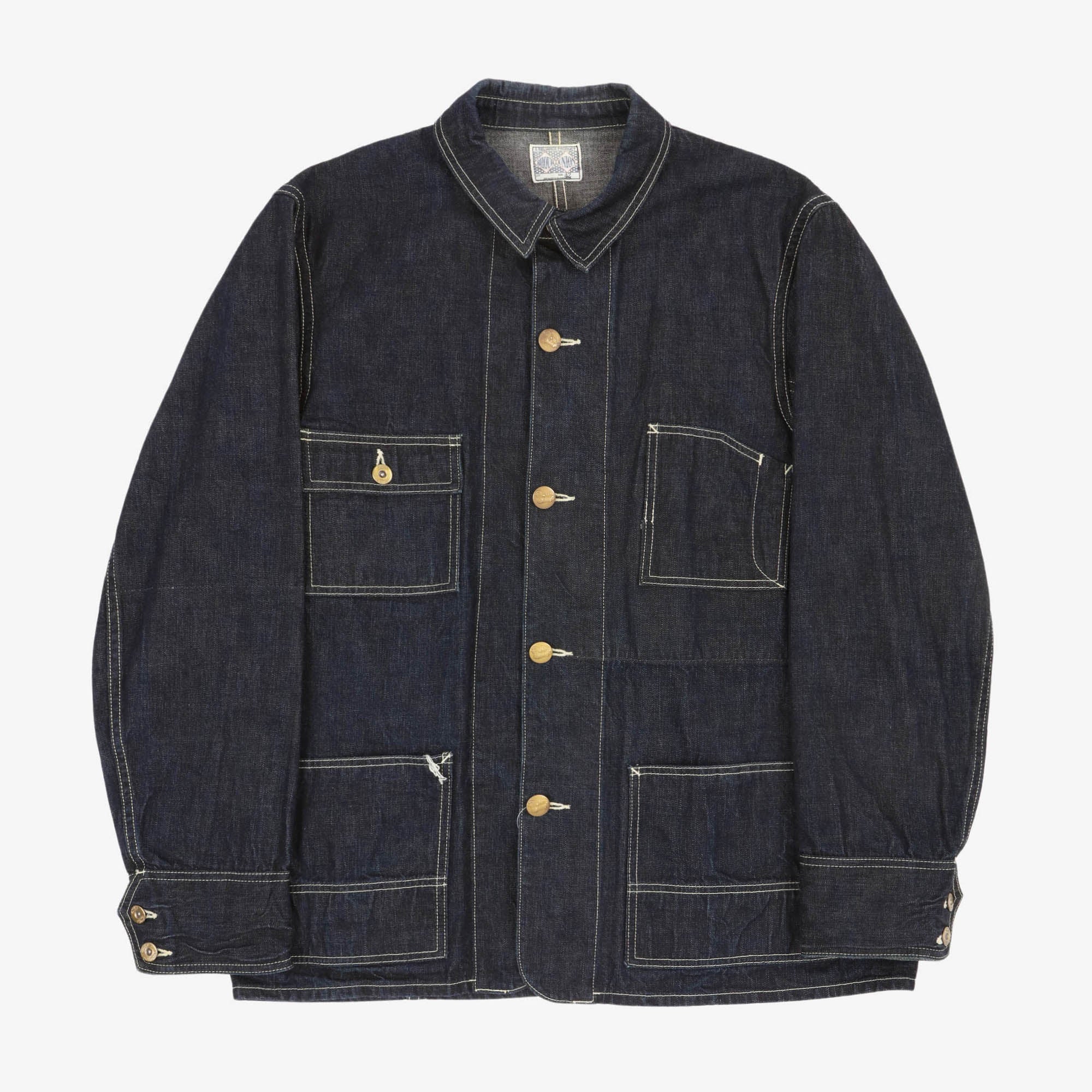 8HU Denim Chore Coat