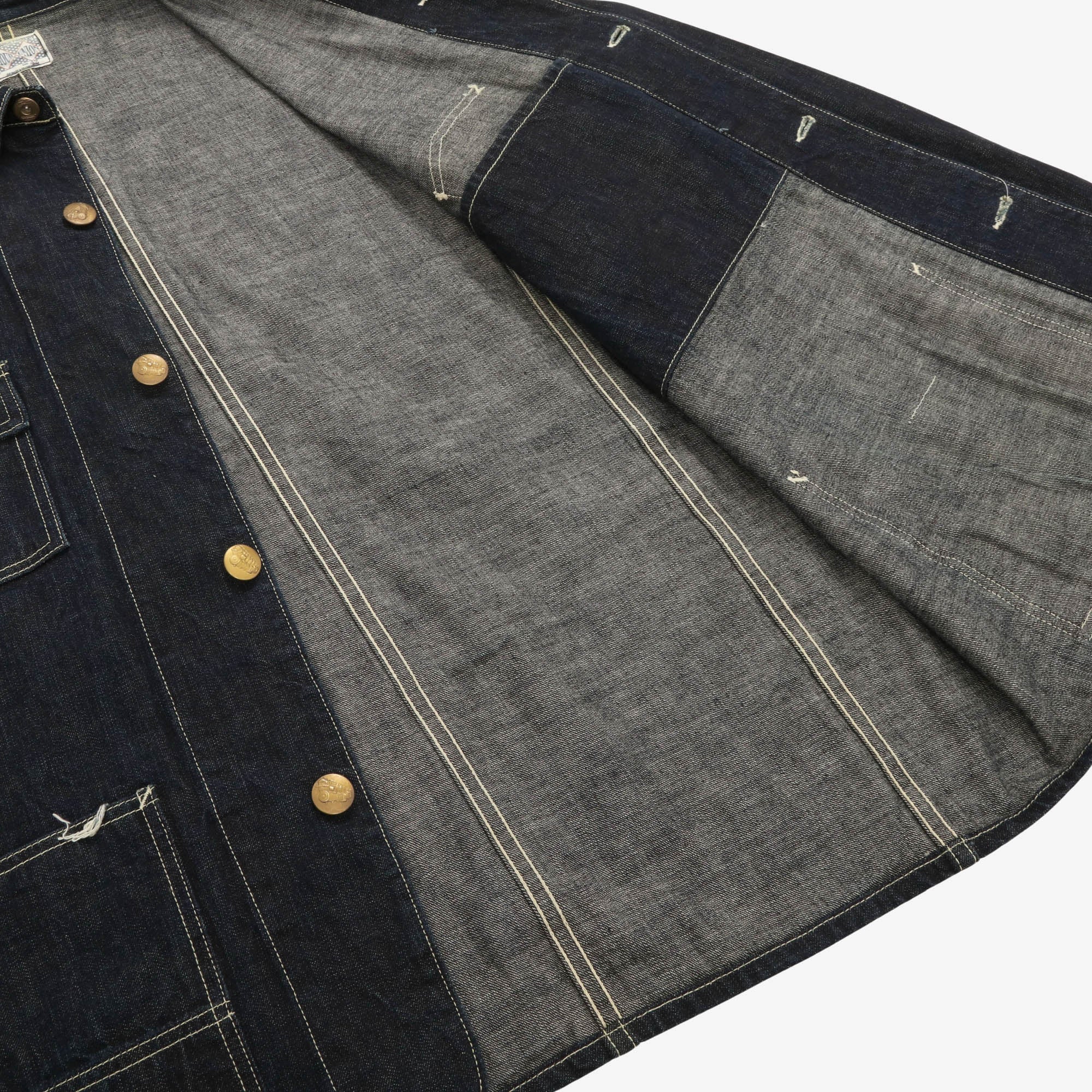 8HU Denim Chore Coat