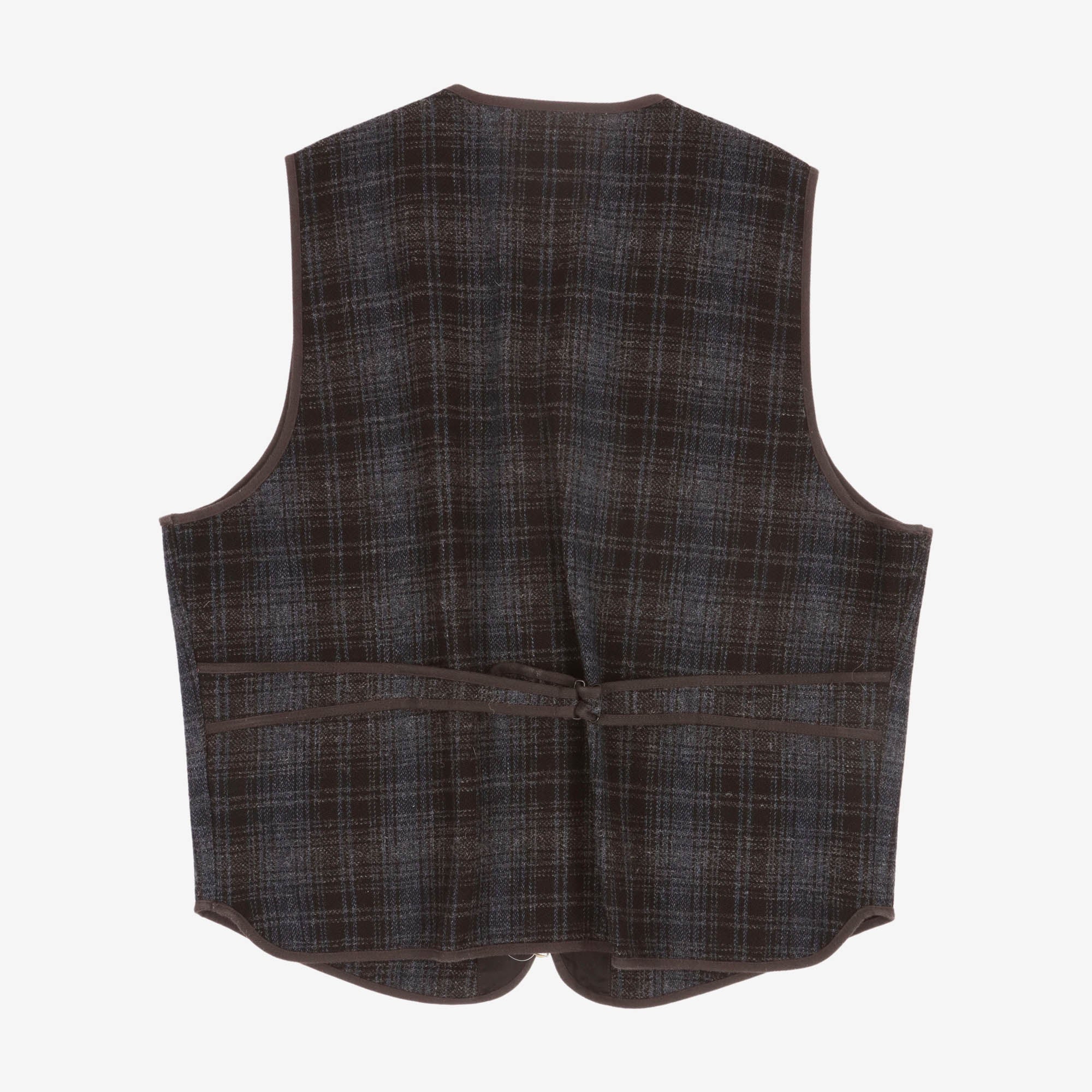 Plaid Wool Vest