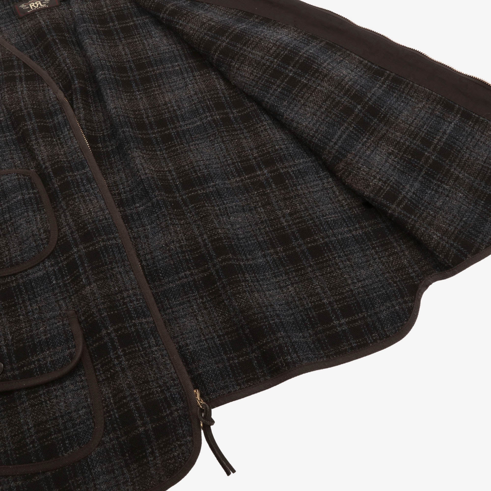 Plaid Wool Vest