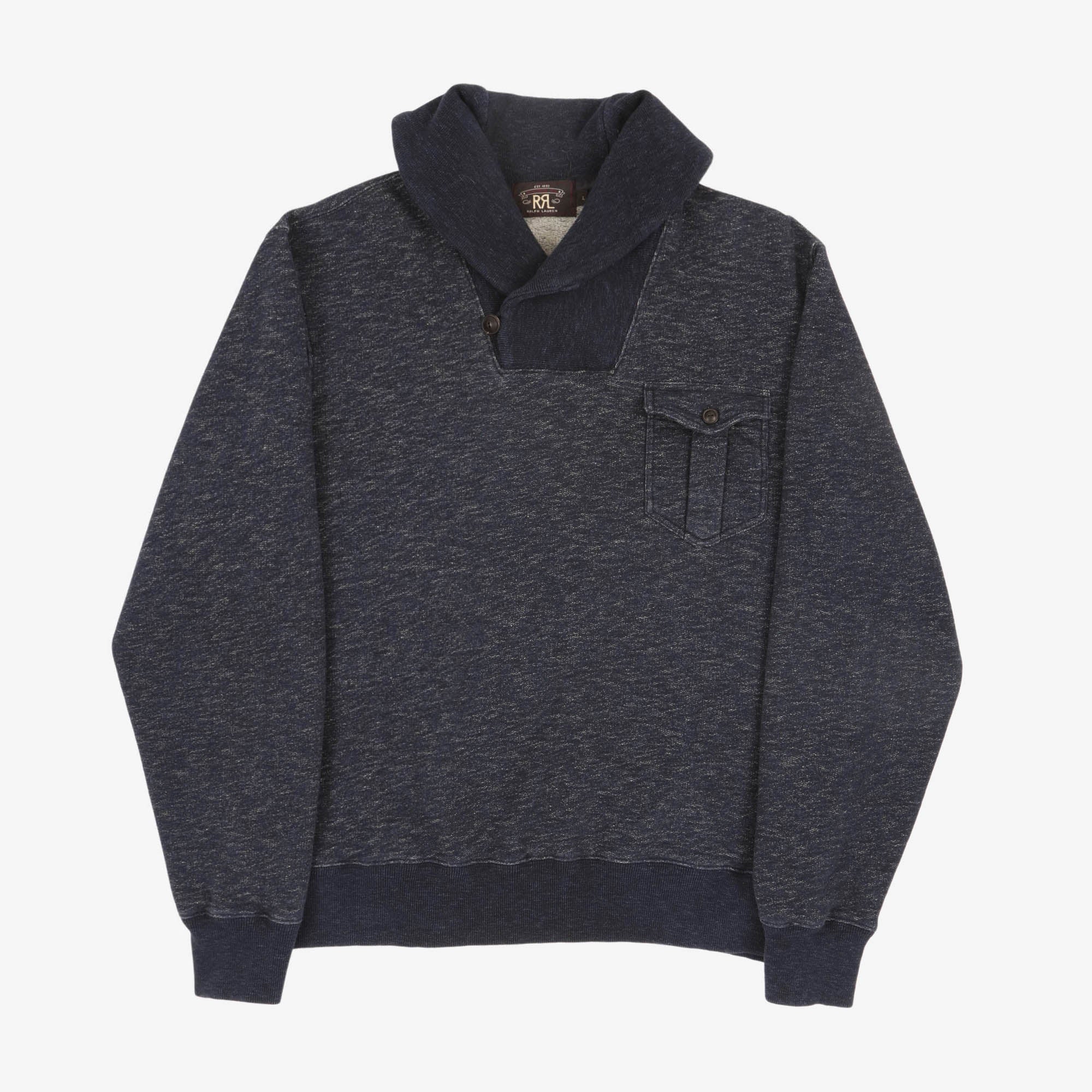 Shawl Collar Sweatshirt