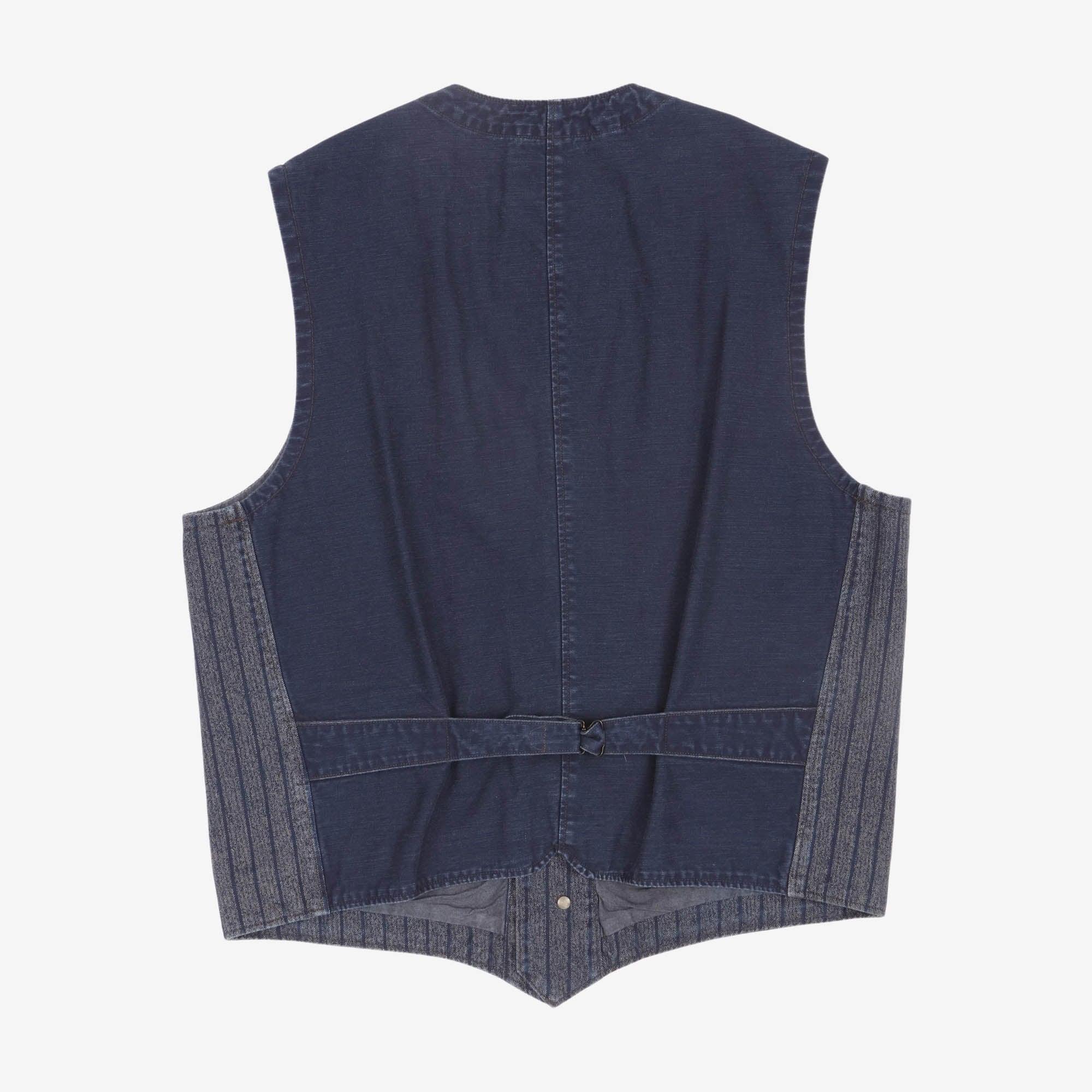 Indigo Cloth Work Vest