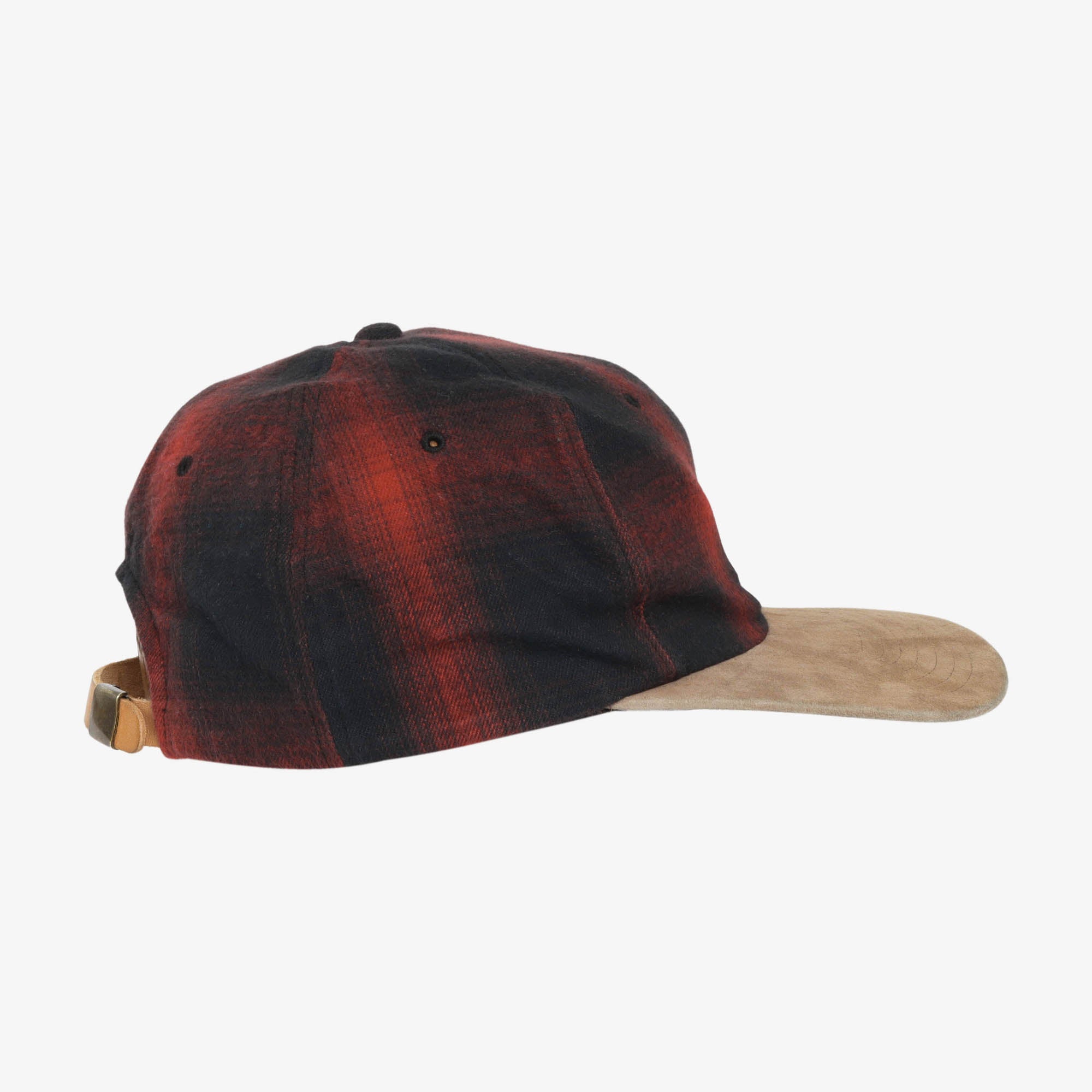 Flannel Suede Baseball Cap