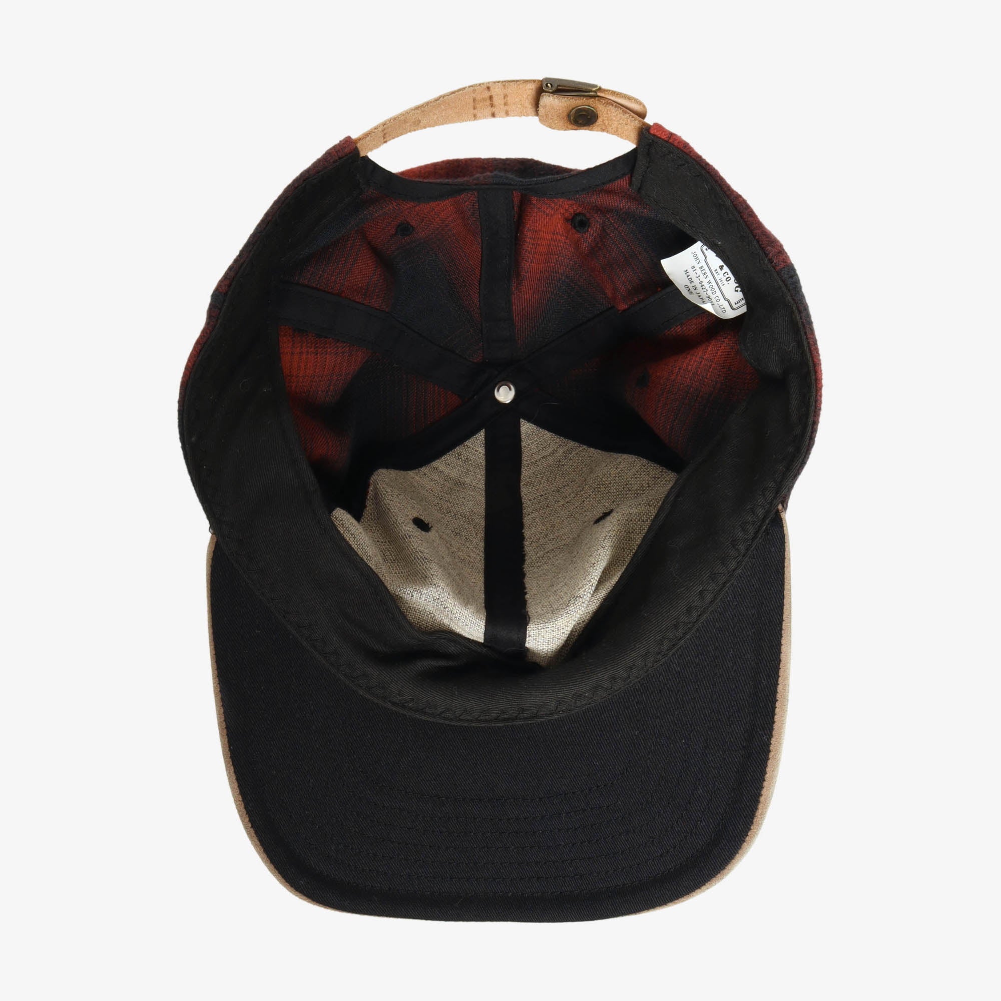 Flannel Suede Baseball Cap