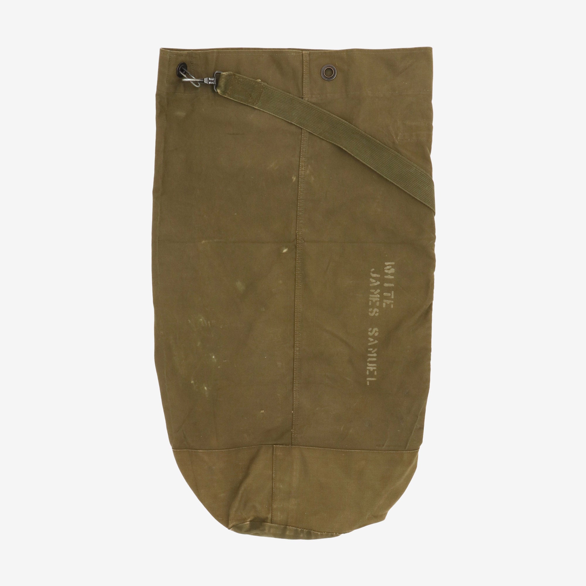 US Army Drab Canvas Duffle Bag