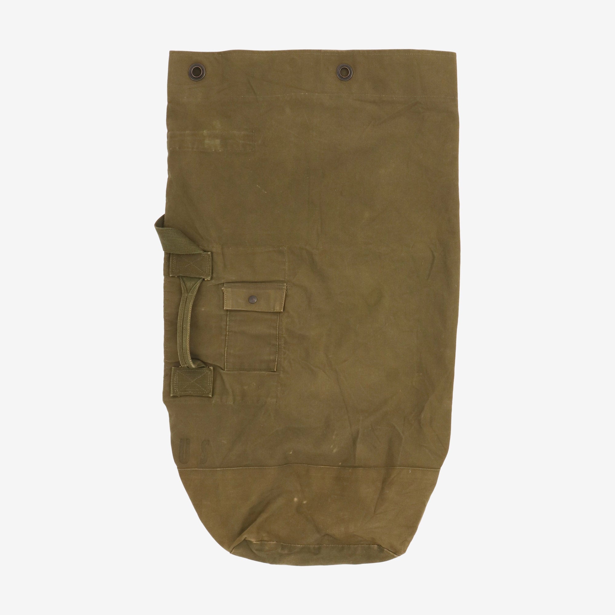 US Army Drab Canvas Duffle Bag