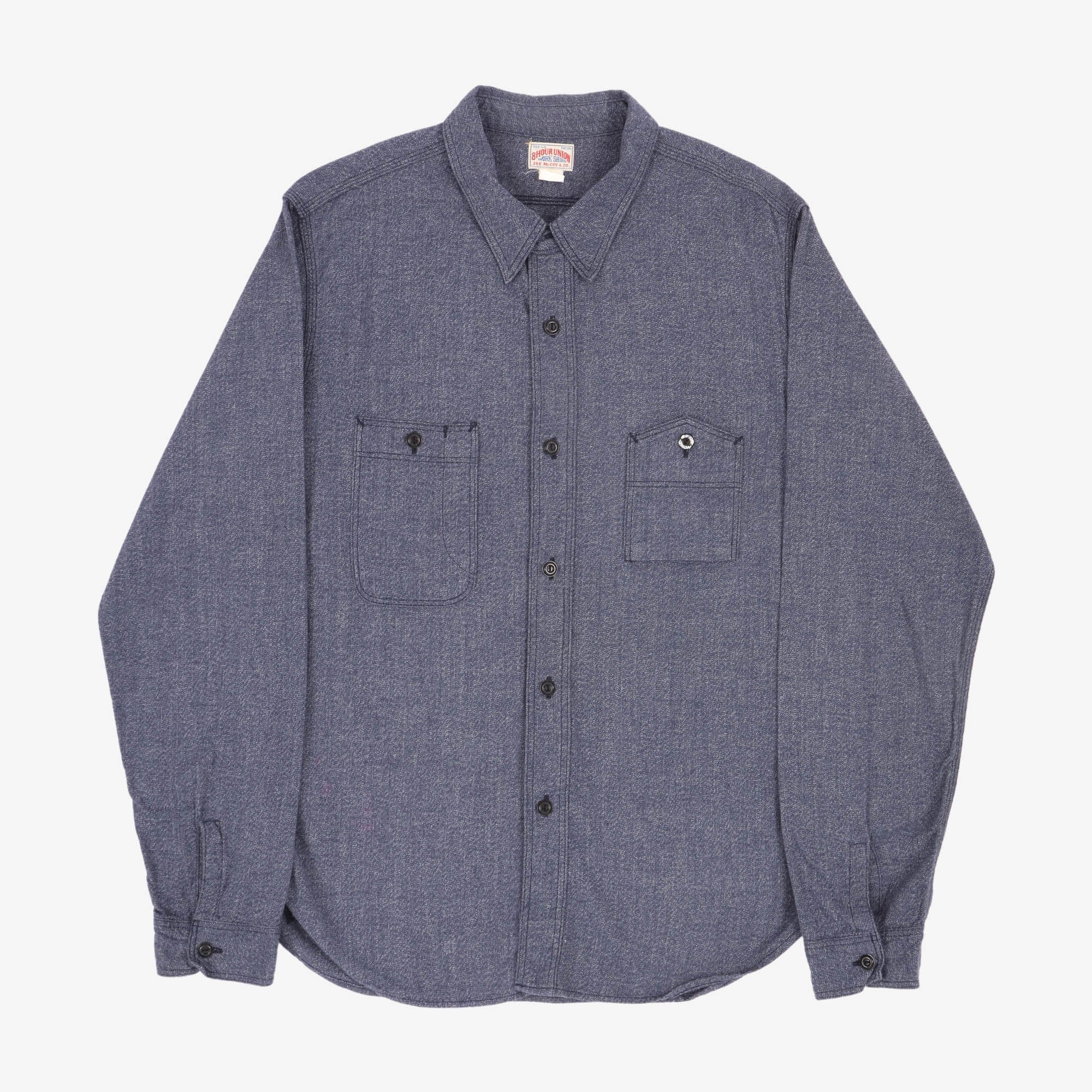 8HU 231W Twist Chambray Work Shirt