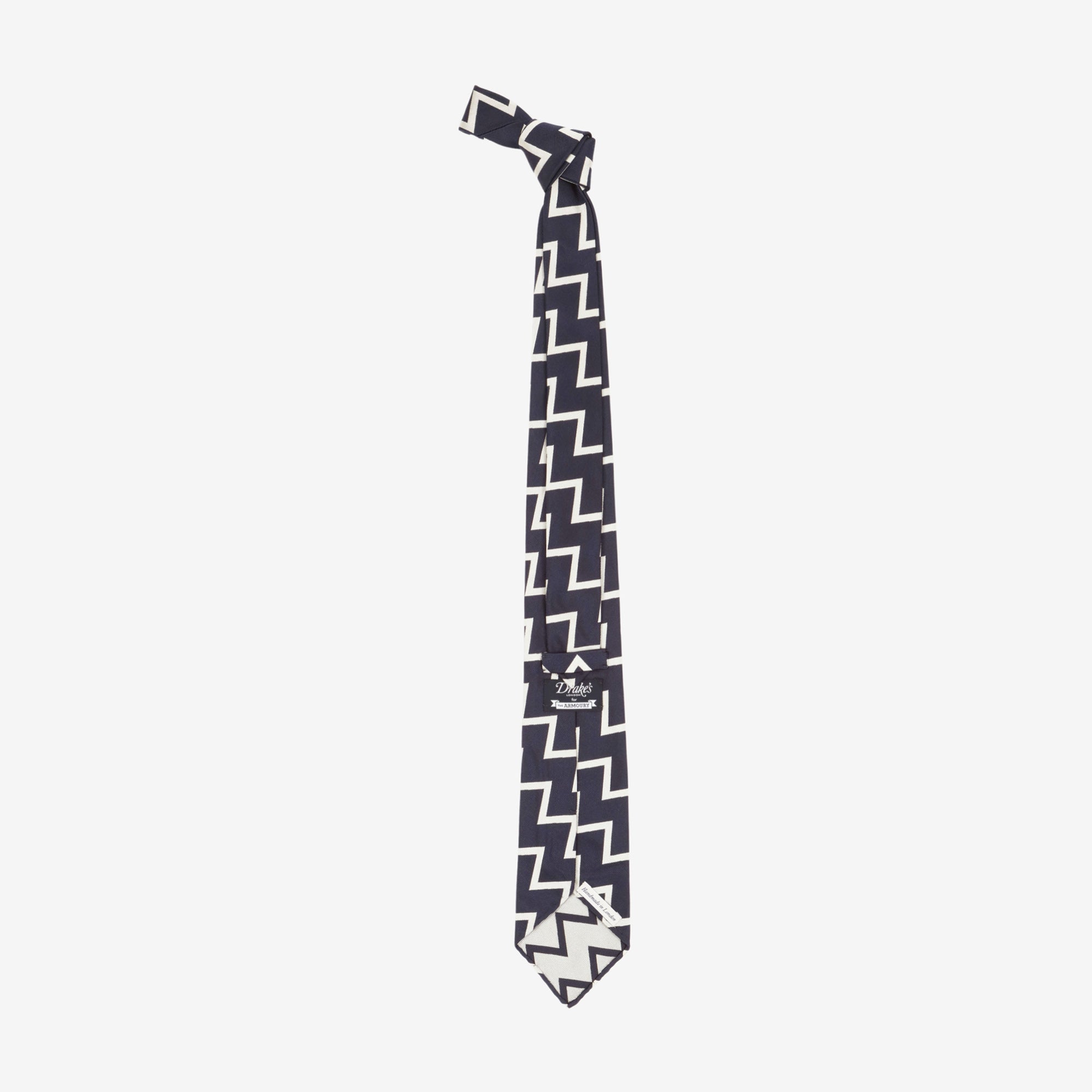 Zig Zag Silk Tie (The Armoury)