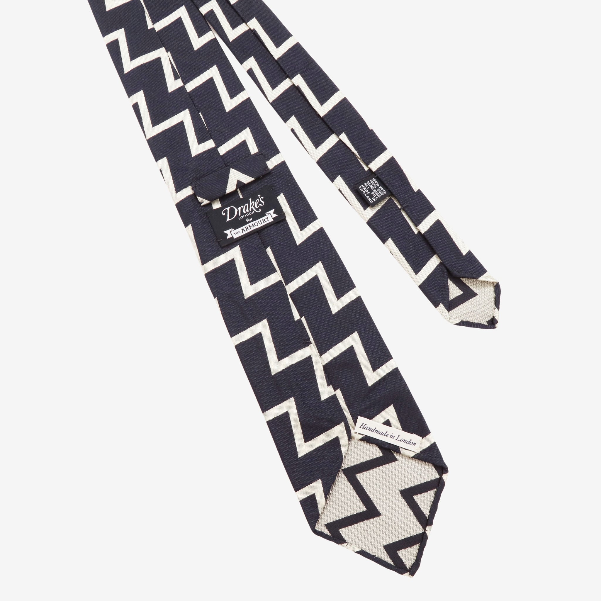 Zig Zag Silk Tie (The Armoury)