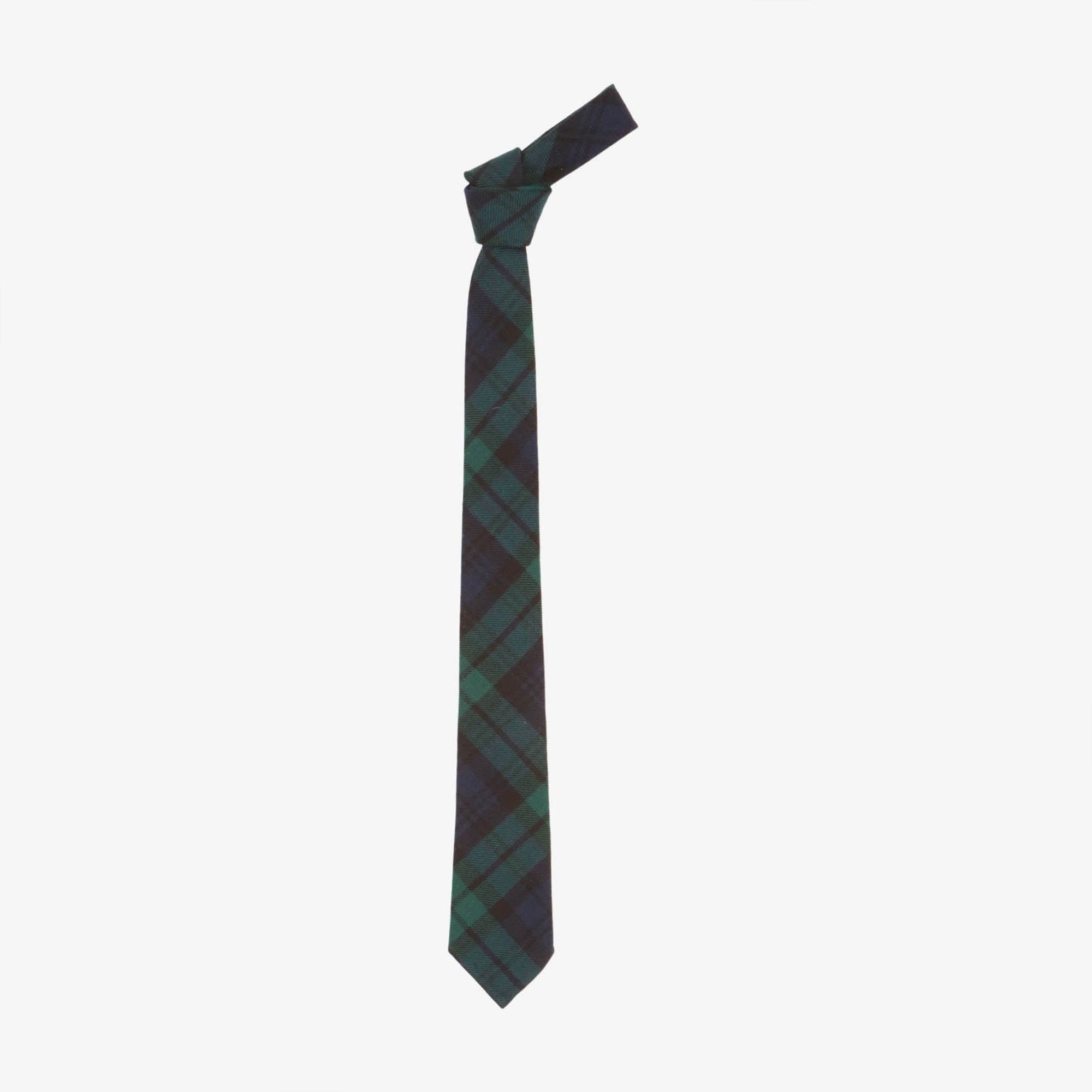 Wool Check Tie