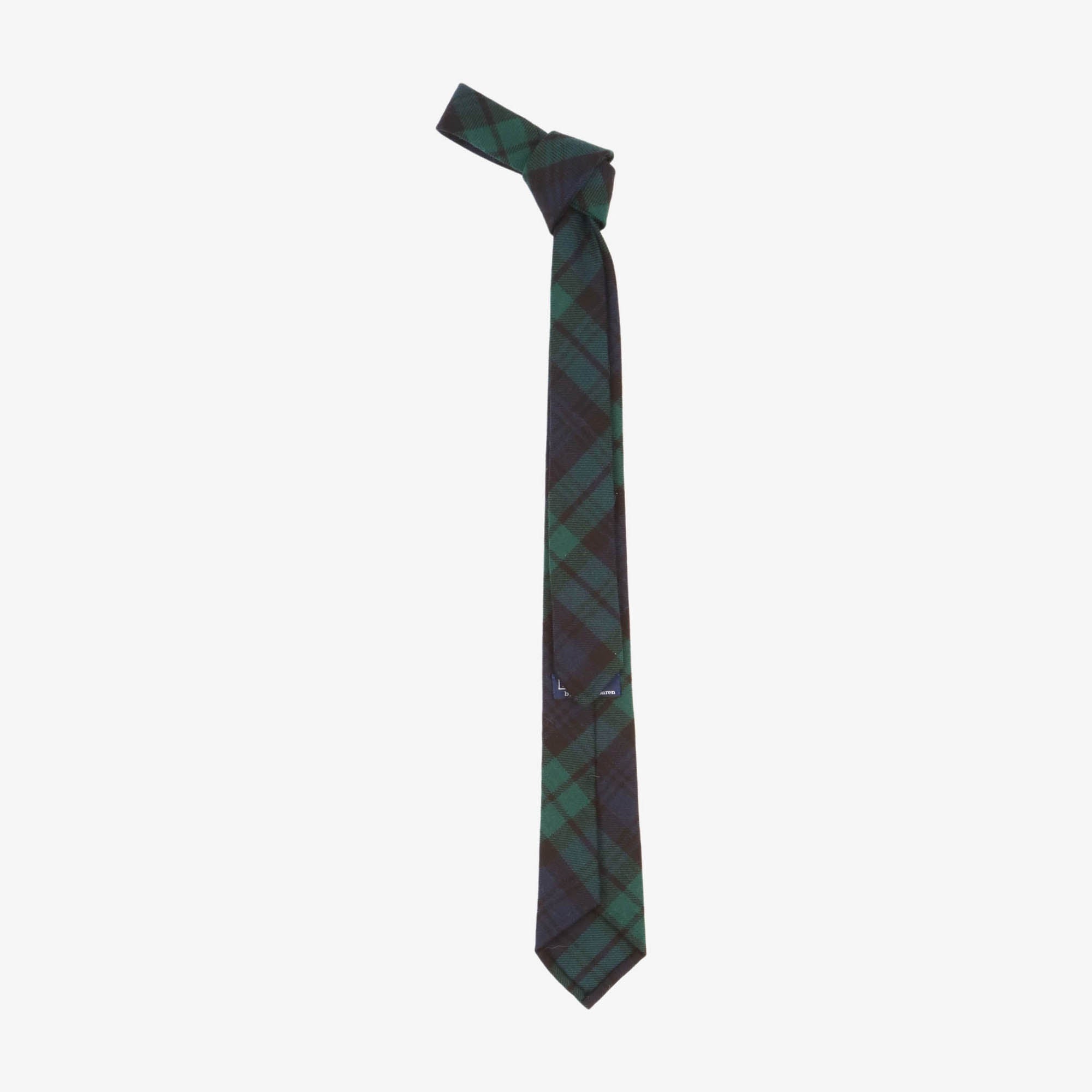 Wool Check Tie