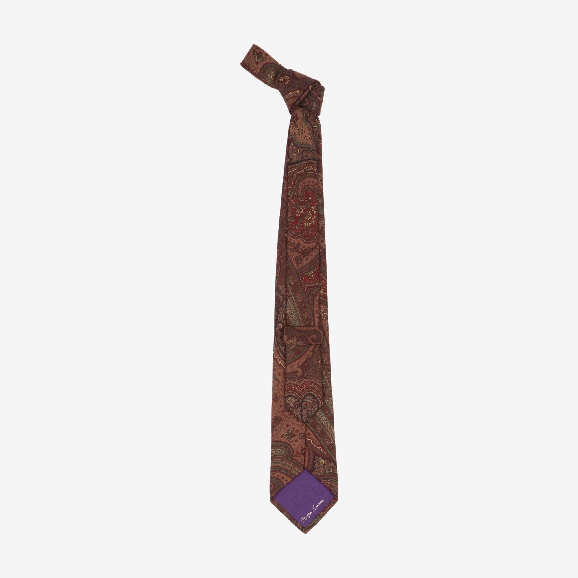 Purple Label Paisley Silk Tie