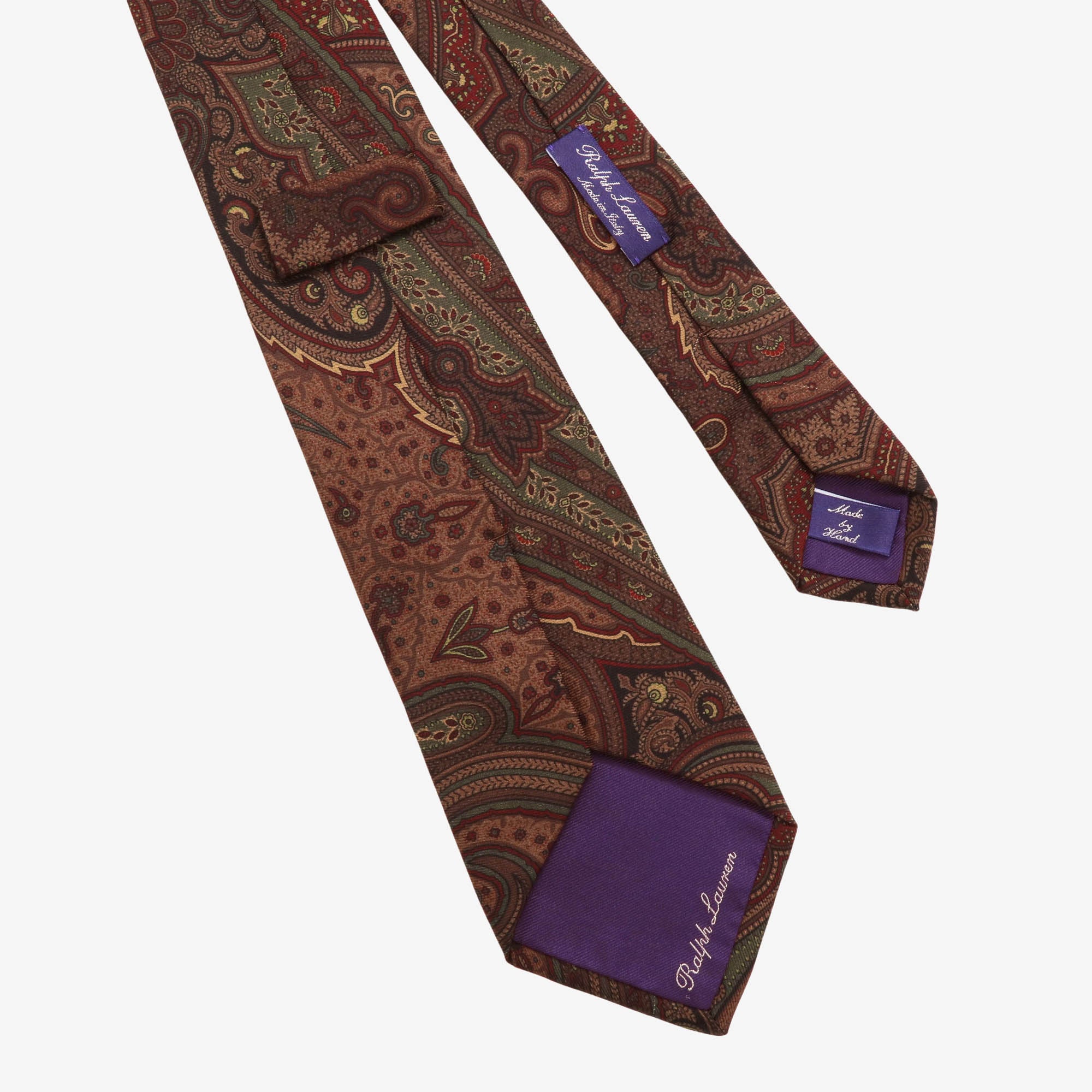 Purple Label Paisley Silk Tie