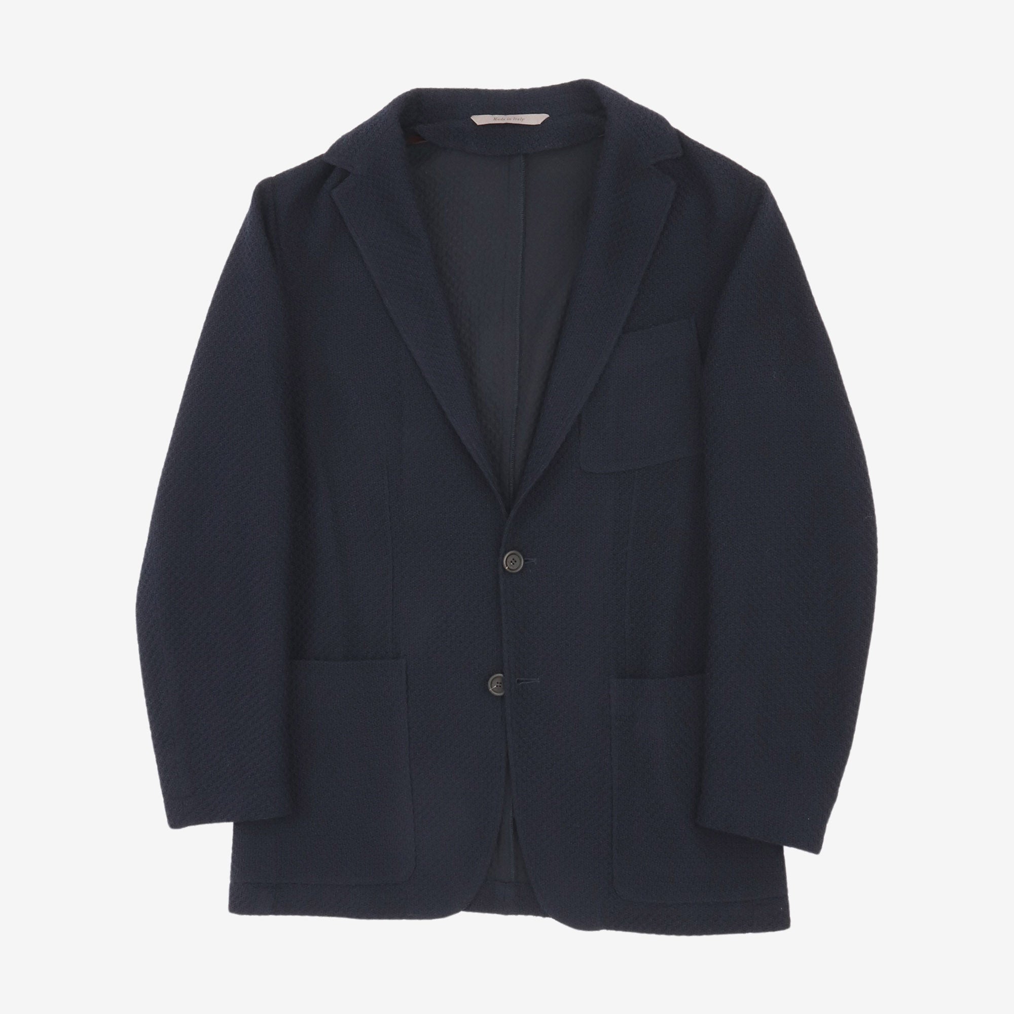 Unconstructed Knitted Blazer