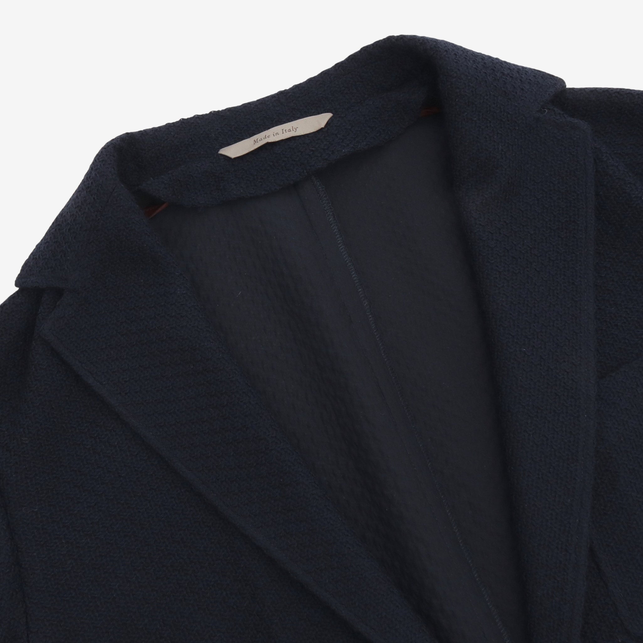 Unconstructed Knitted Blazer