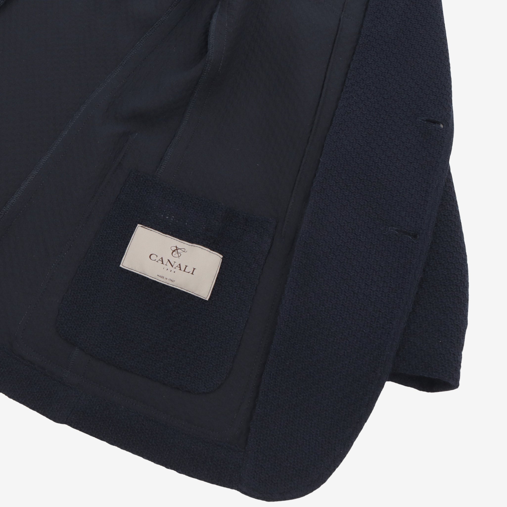 Unconstructed Knitted Blazer