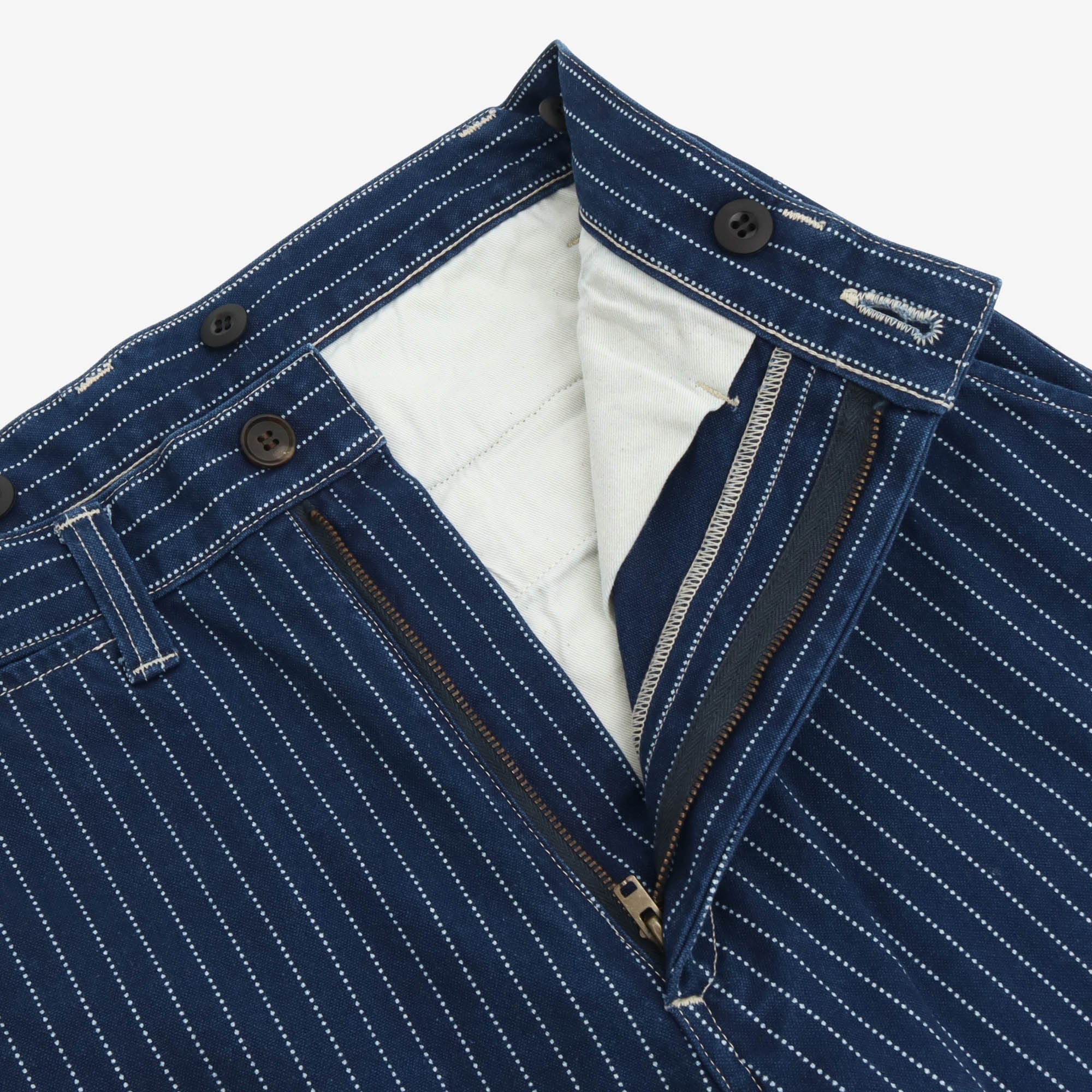 1128 Wabash Stripe Farmers Trousers (32W X 26L)