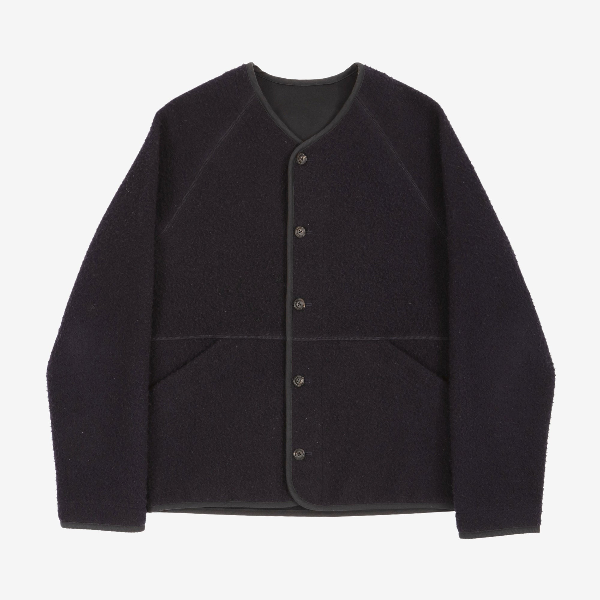 Wool Boucle Cardigan