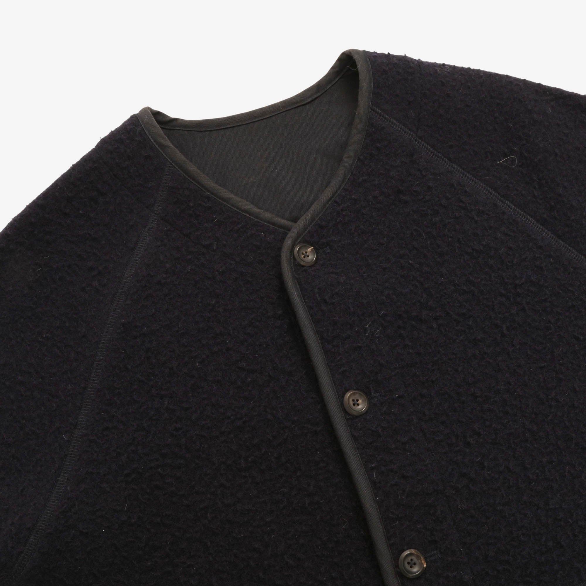 Wool Boucle Cardigan